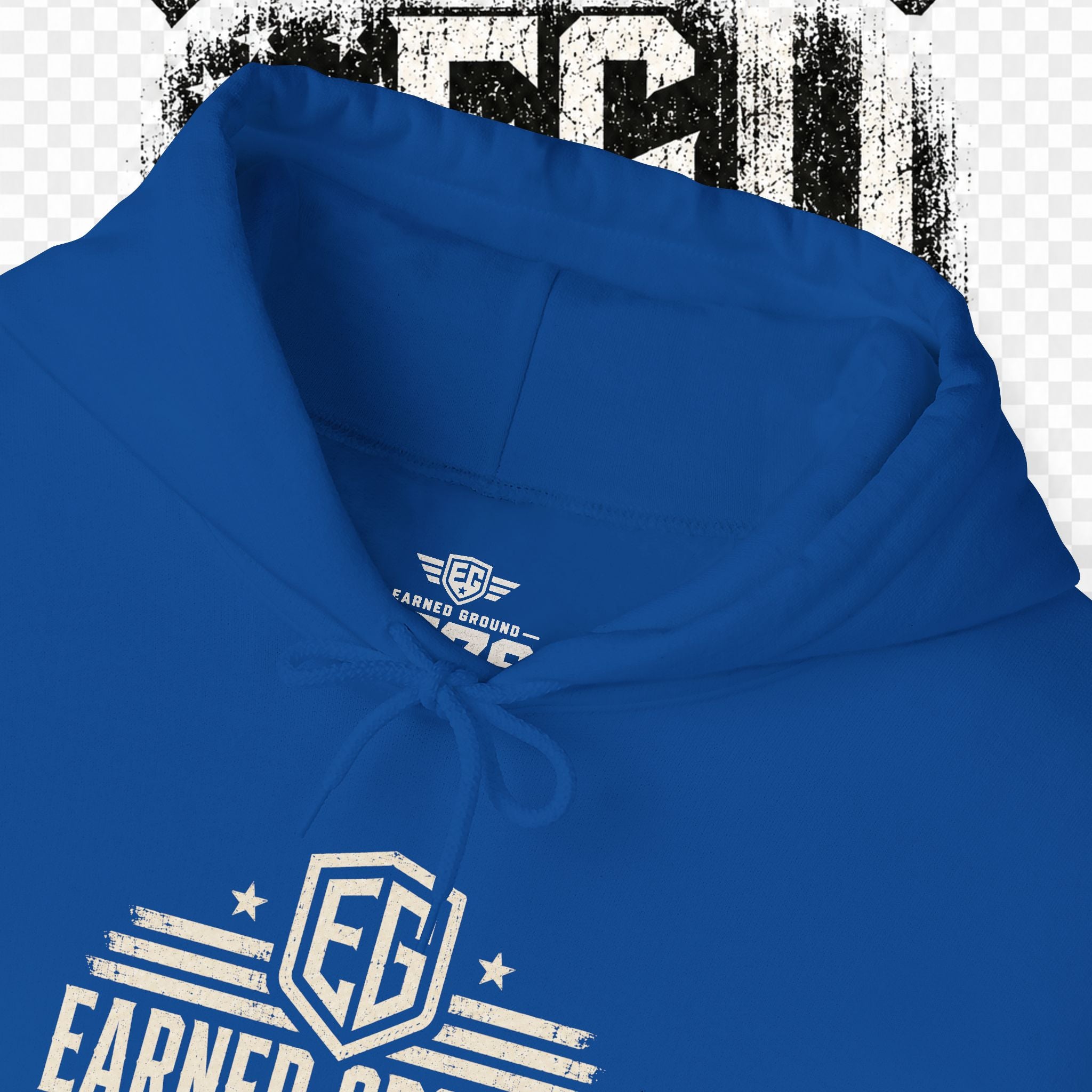Earned Ground Blue Collar Hoodie – Blue Collar Division Hoodie