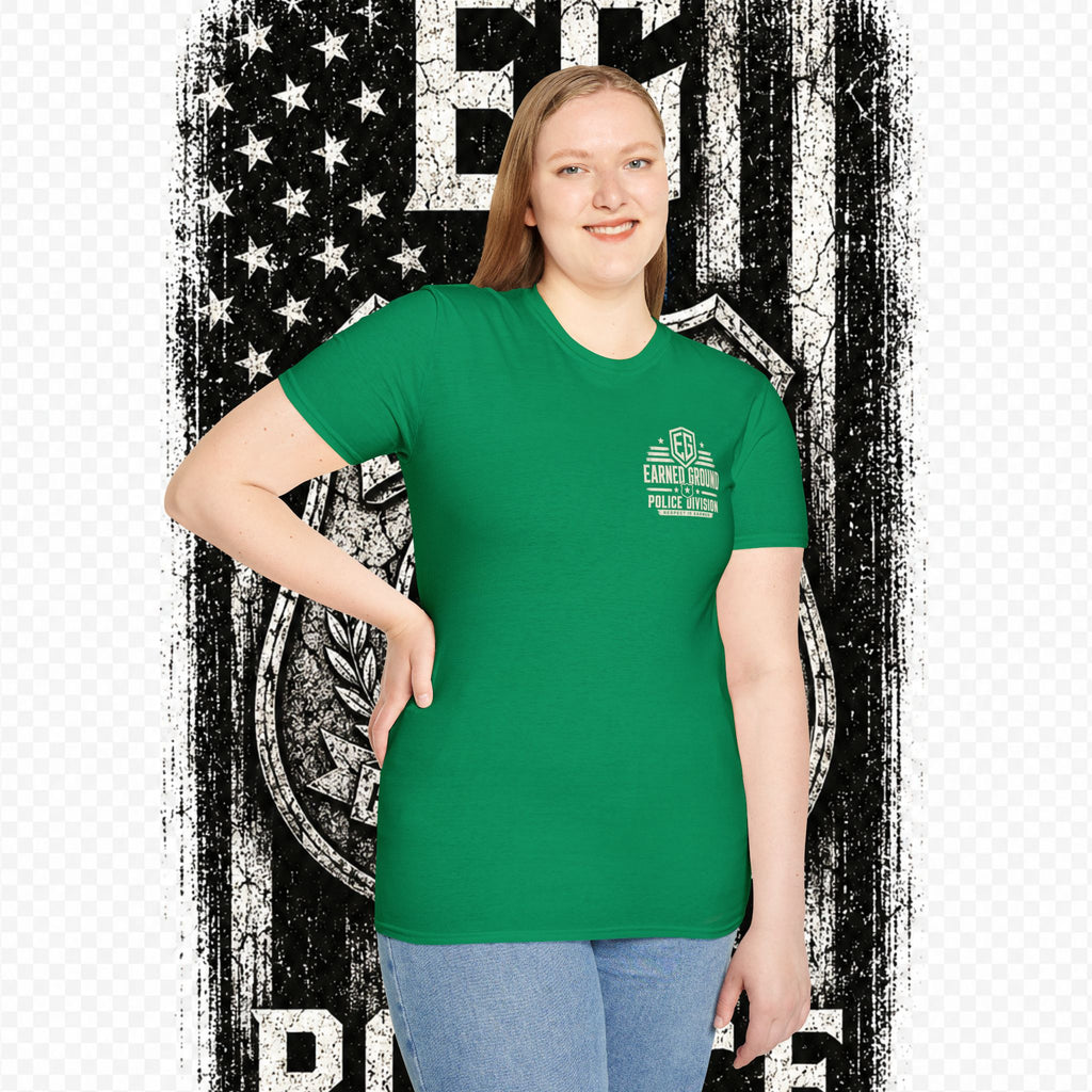 EARNED GROUND POLICE DIVISION--BACK THE BLUE