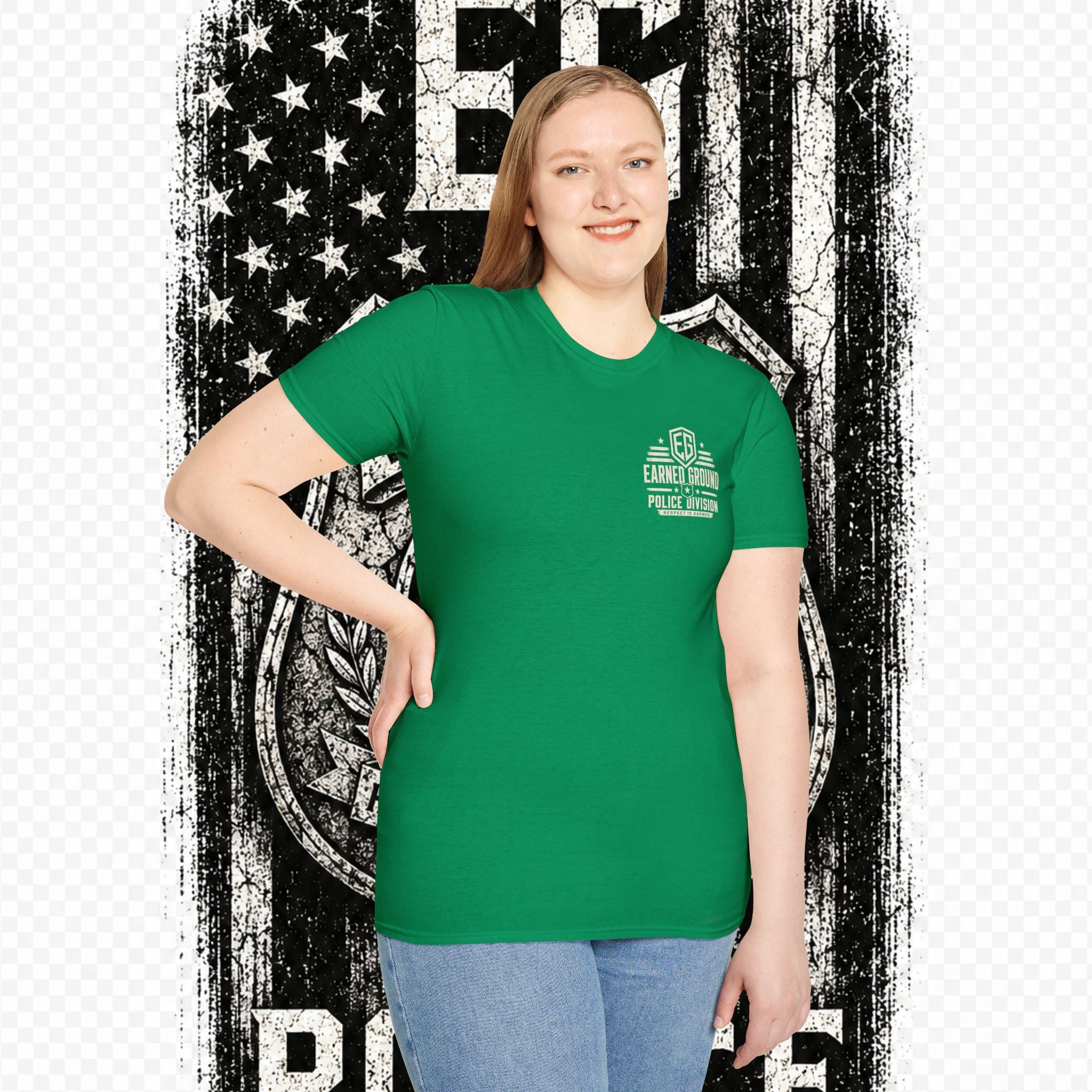 EARNED GROUND POLICE DIVISION--BACK THE BLUE