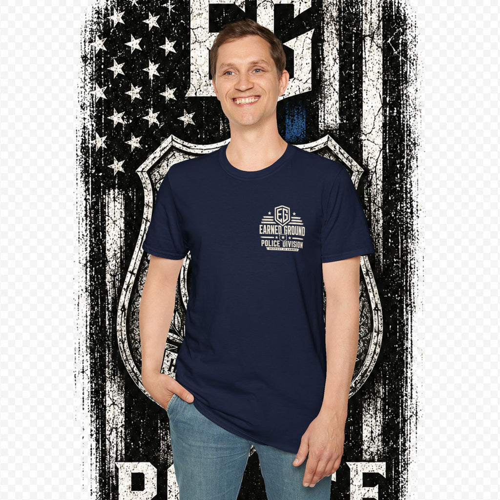 EARNED GROUND POLICE DIVISION--BACK THE BLUE