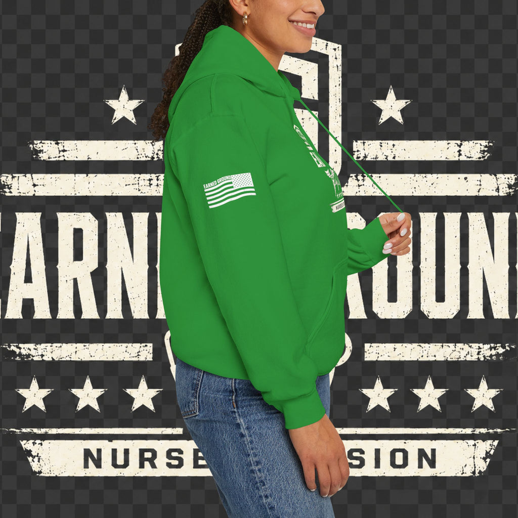 Earned Ground Nurses Division Hoodie — Nurse Tribute Pullover