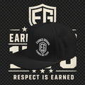 Earned Ground Embroidered Snapback Hat – Respect Is Earned Logo