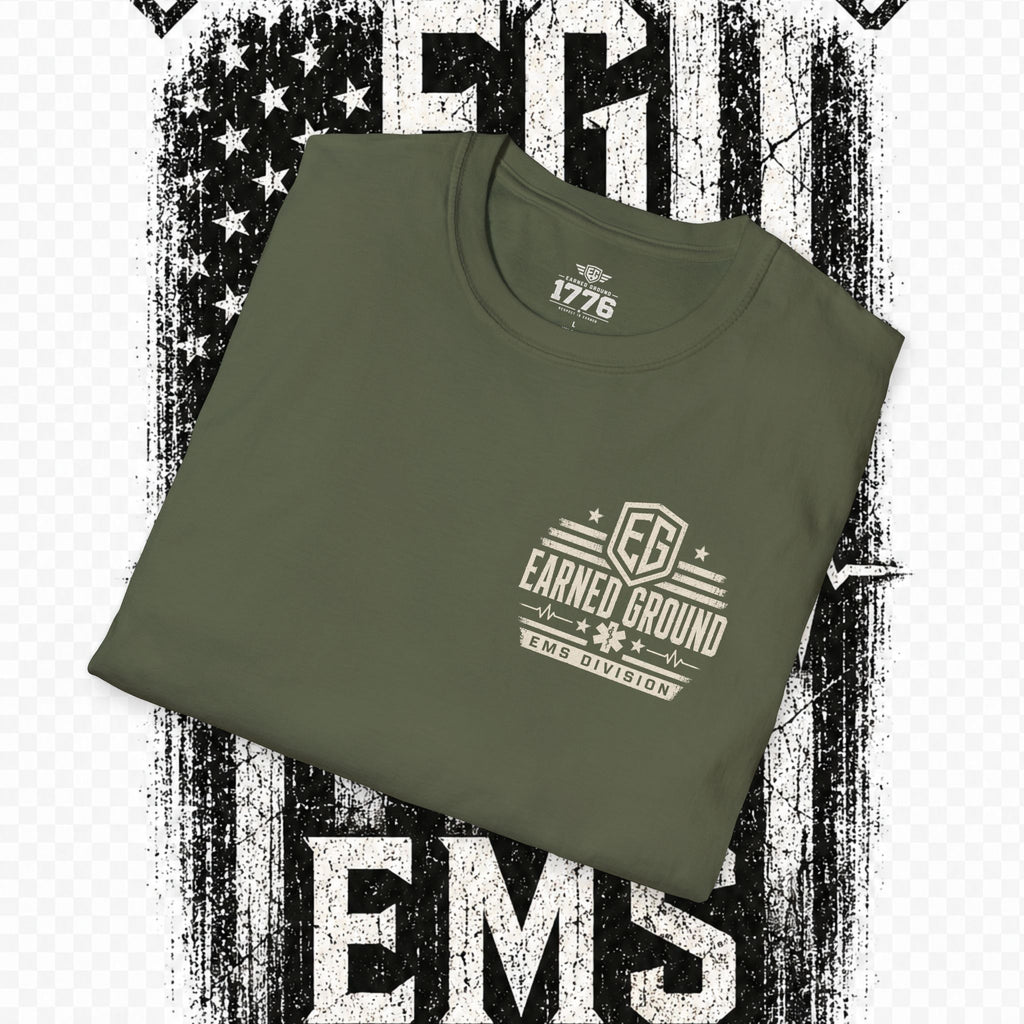 EARNED GROUND EMS DIVISON Heritage T-Shirt -