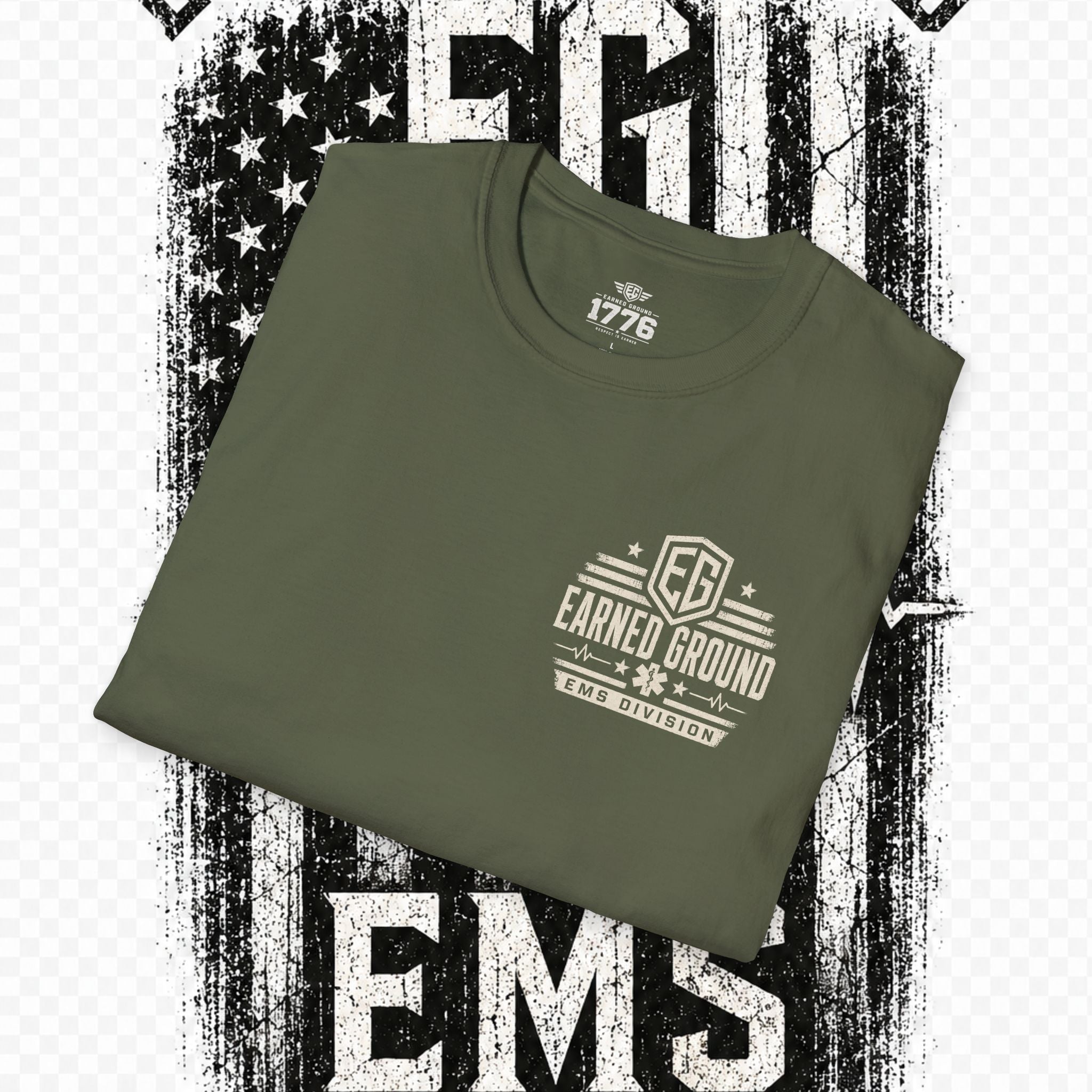 EARNED GROUND EMS DIVISON Heritage T-Shirt -