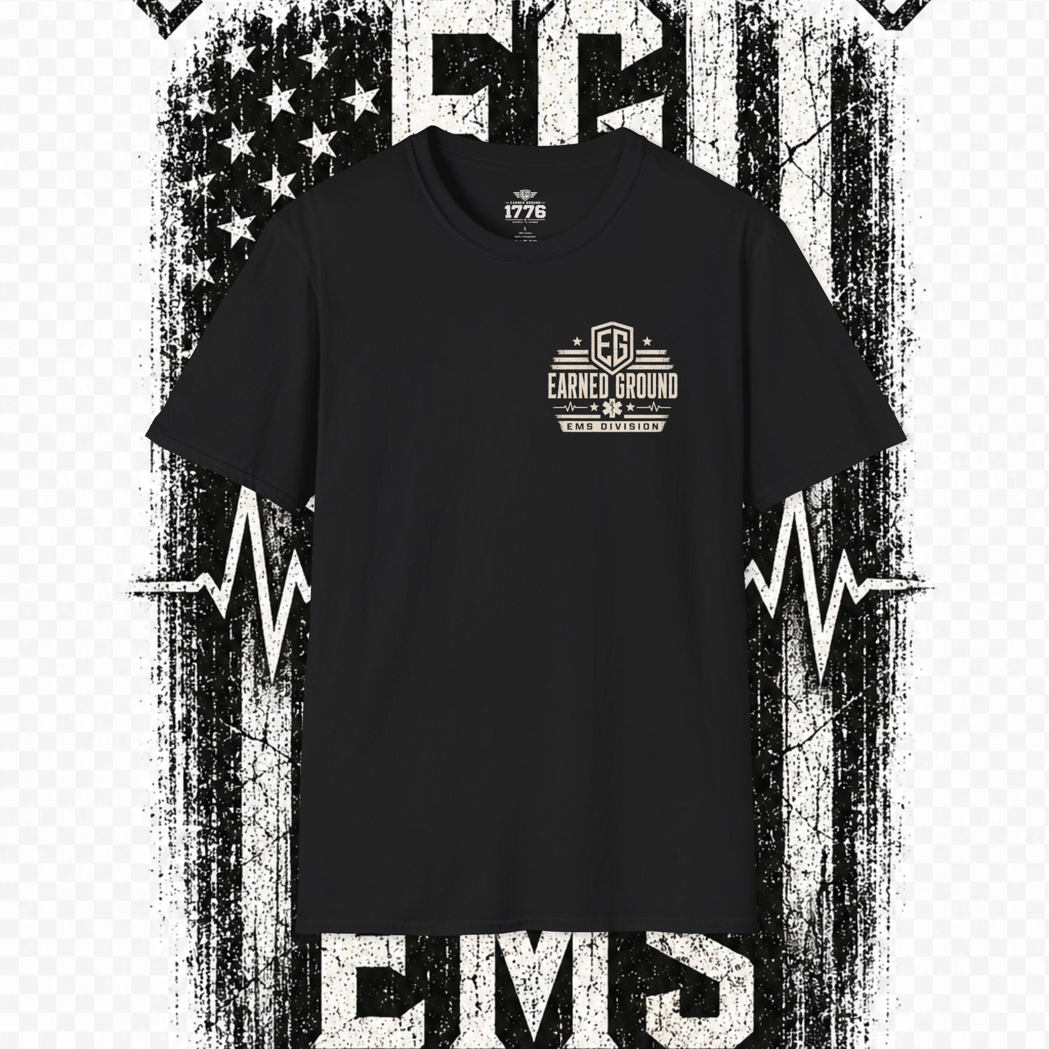 EARNED GROUND EMS DIVISON Heritage T-Shirt -