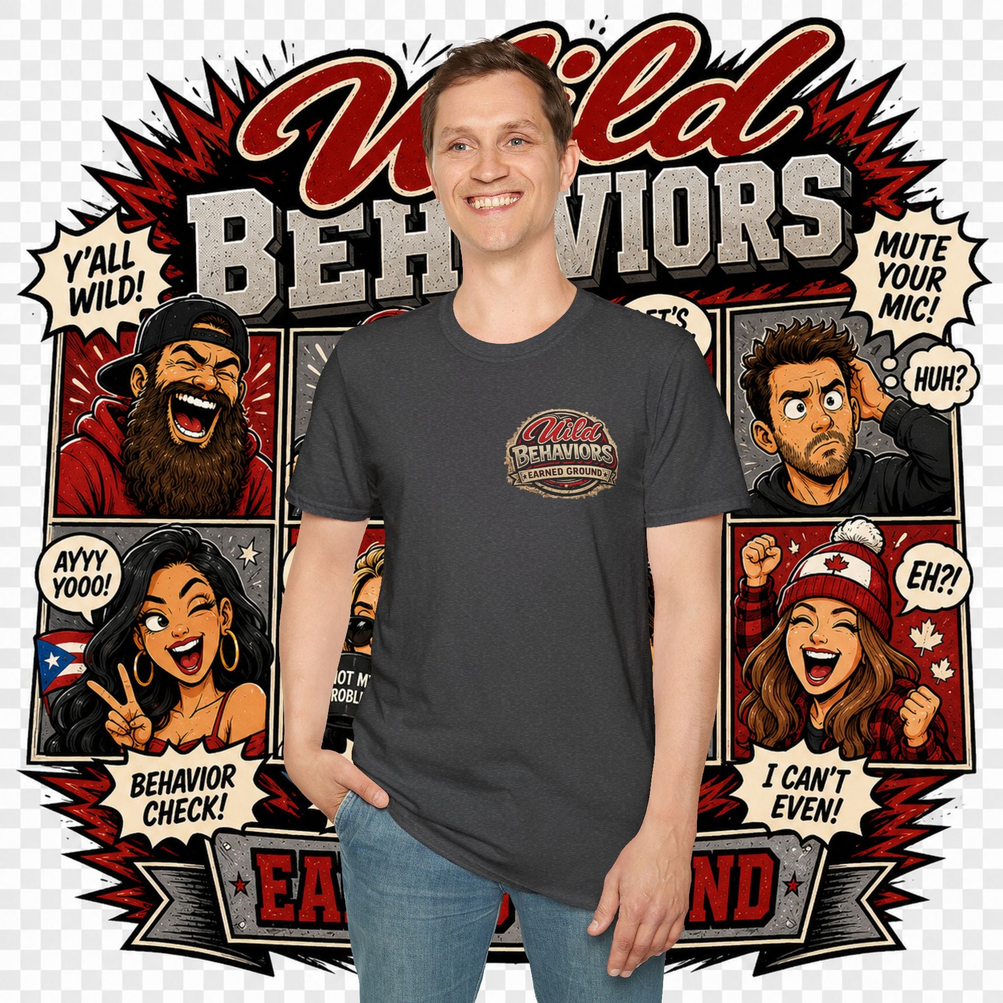 Earned Ground-- "Wild Behaviors" Tee