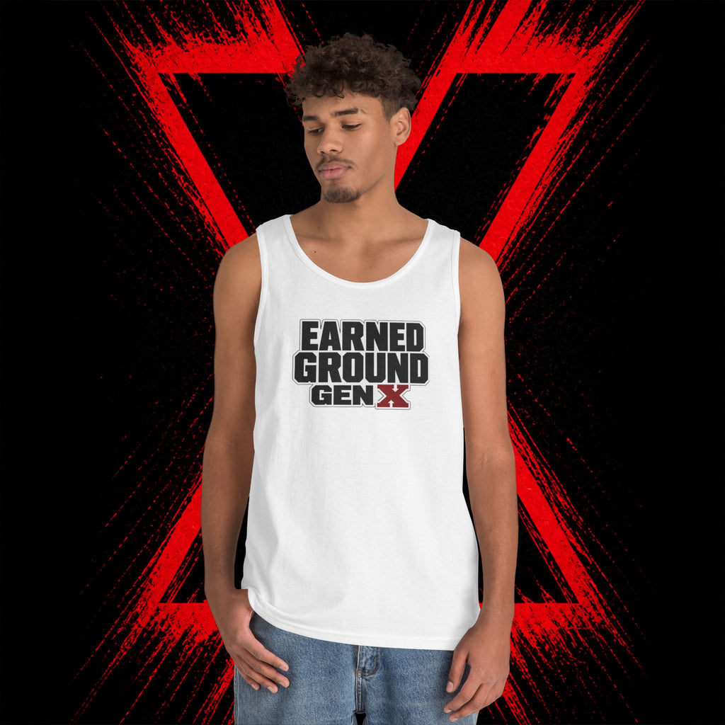 Earned Ground Gen X Tank Top - Vintage Retro Graphic