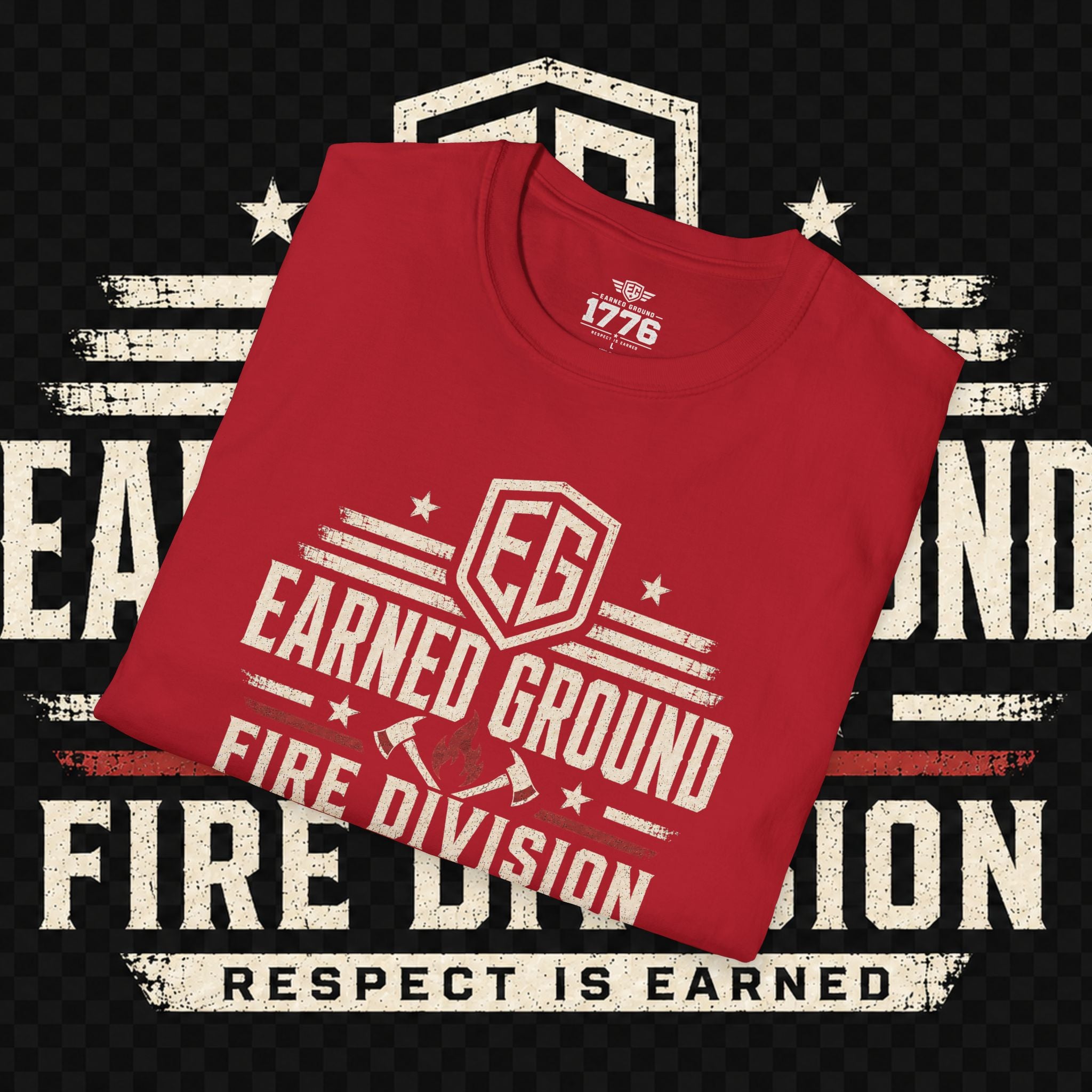 Earned Ground Fire Division T‑Shirt