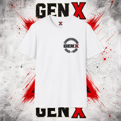 EARNED GROUD Gen X 1965–1980 Retro Logo T-Shirt