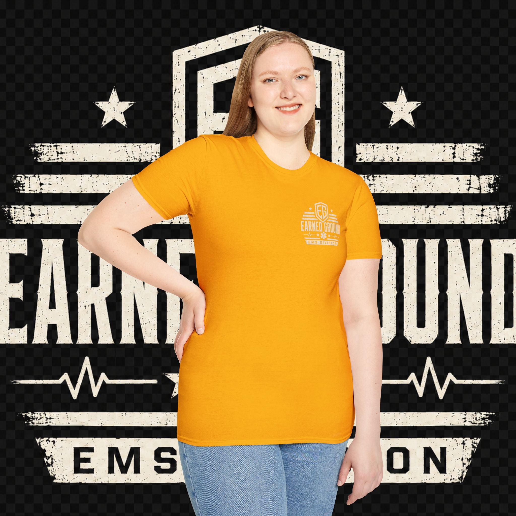 EARNED GROUND EMS DIVISON Heritage T-Shirt -