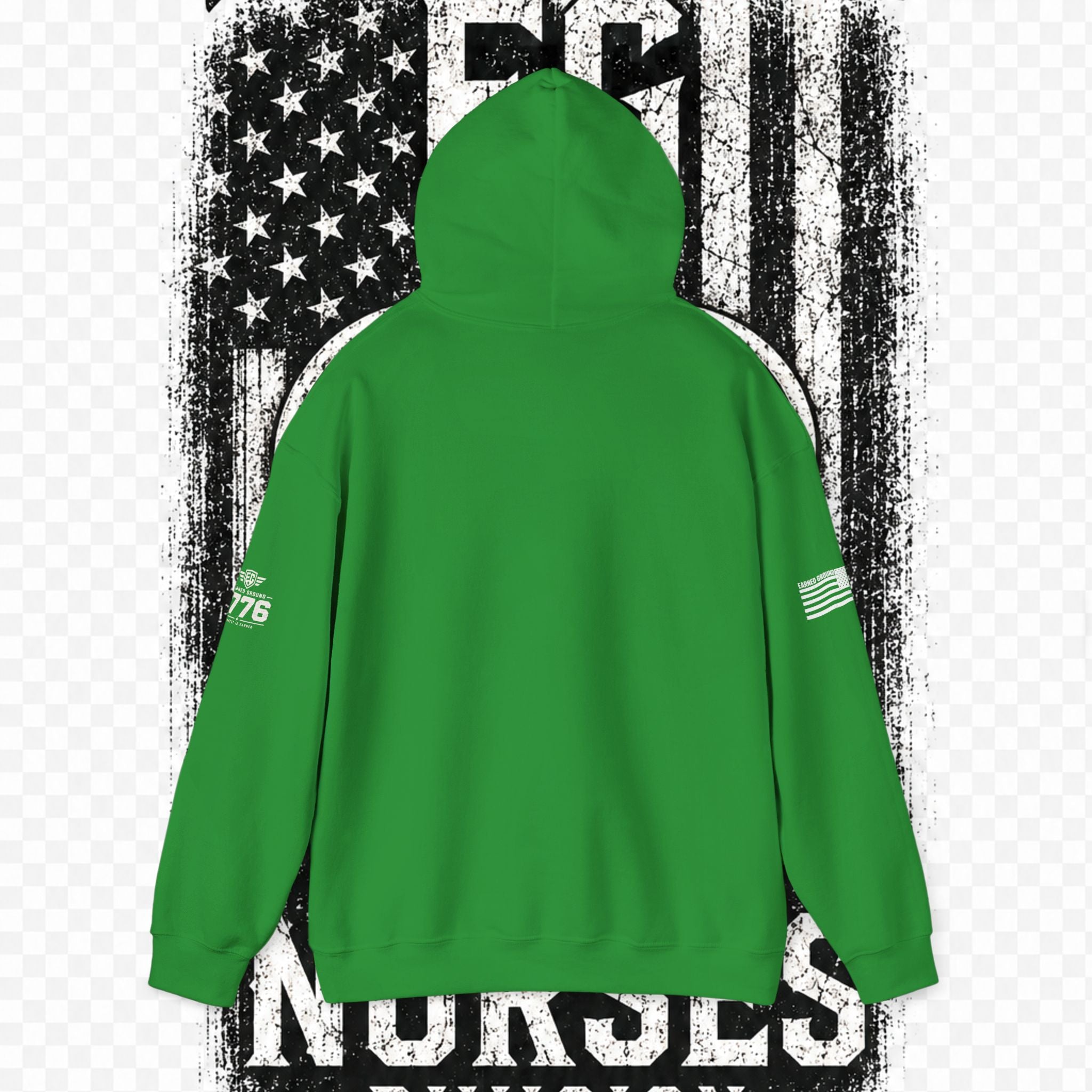 Earned Ground Nurses Division Hoodie — Nurse Tribute Pullover