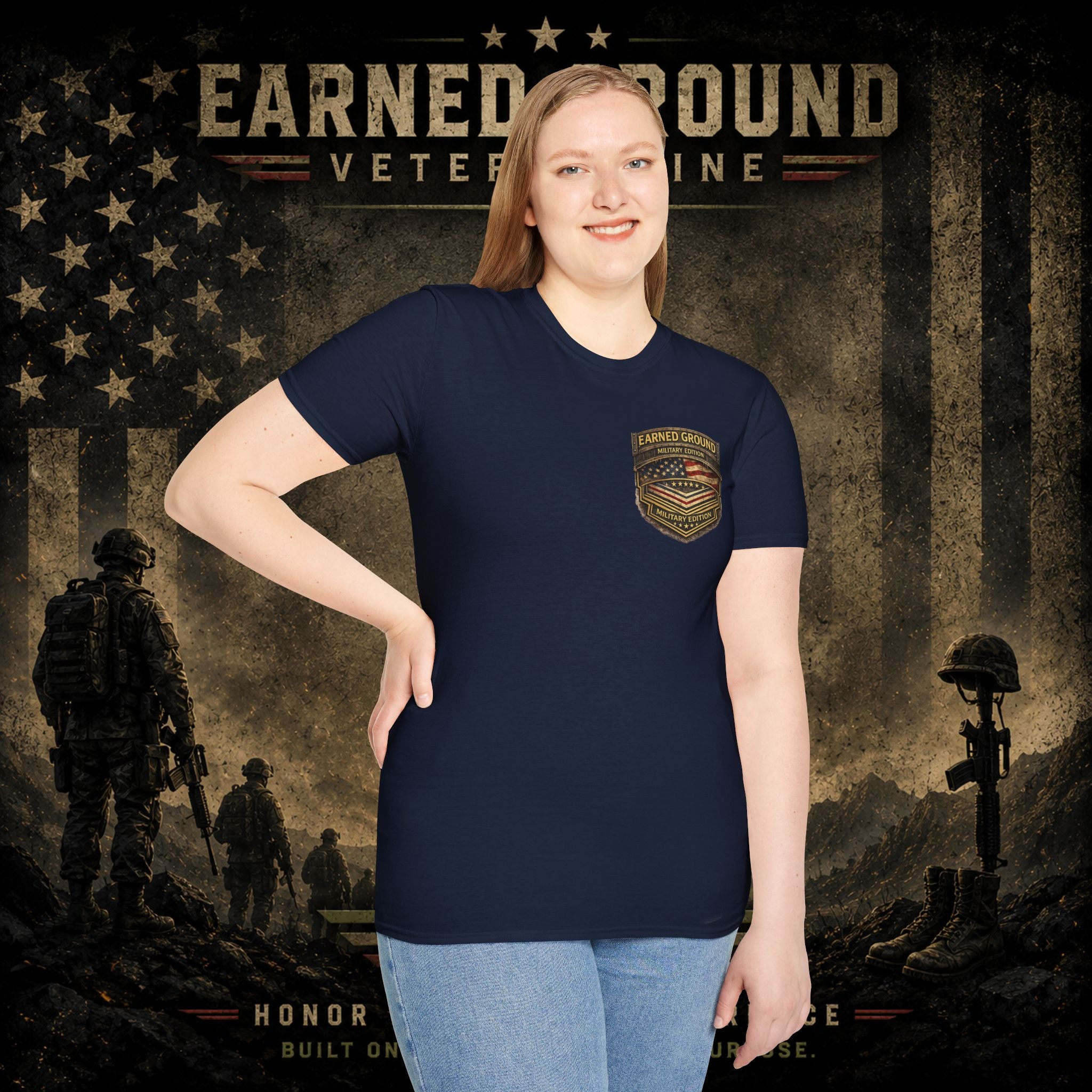 Earned Ground Military Divison — Honor Courage Sacrifice