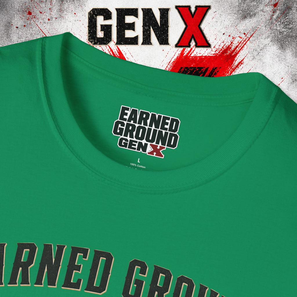 Earned Ground GEN X T-Shirt — 1965–1980 Retro Pride Tee