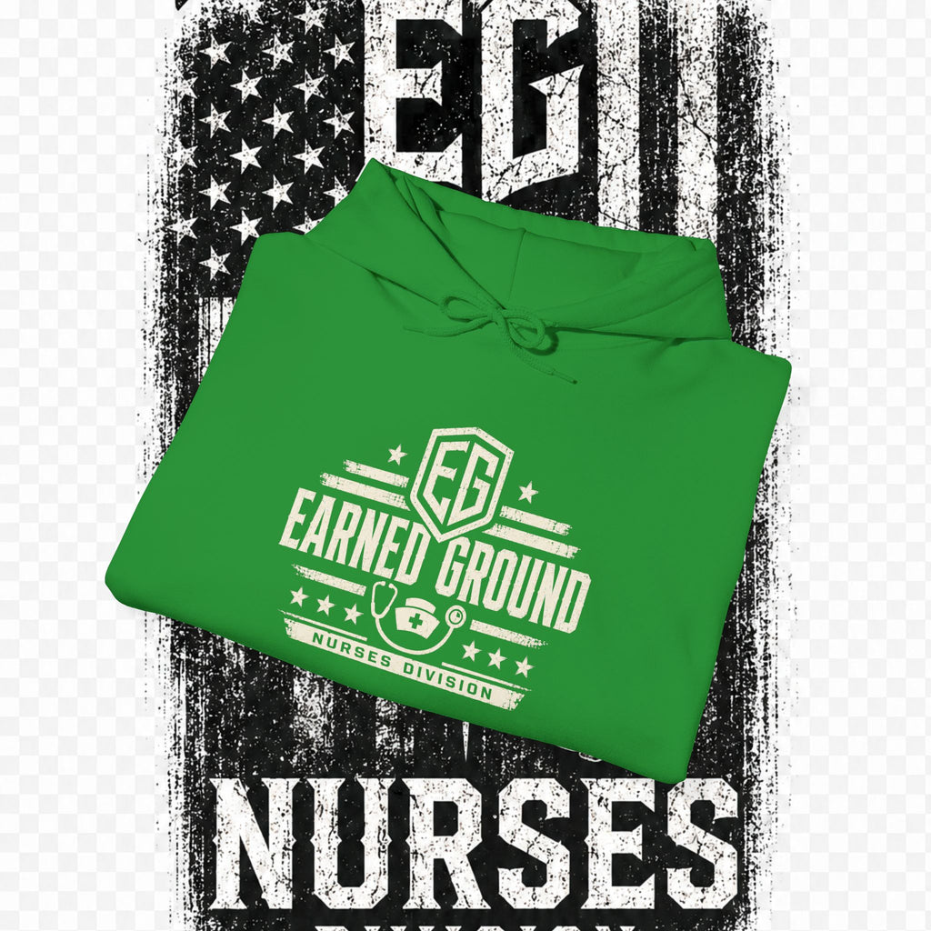 Earned Ground Nurses Division Hoodie — Nurse Tribute Pullover