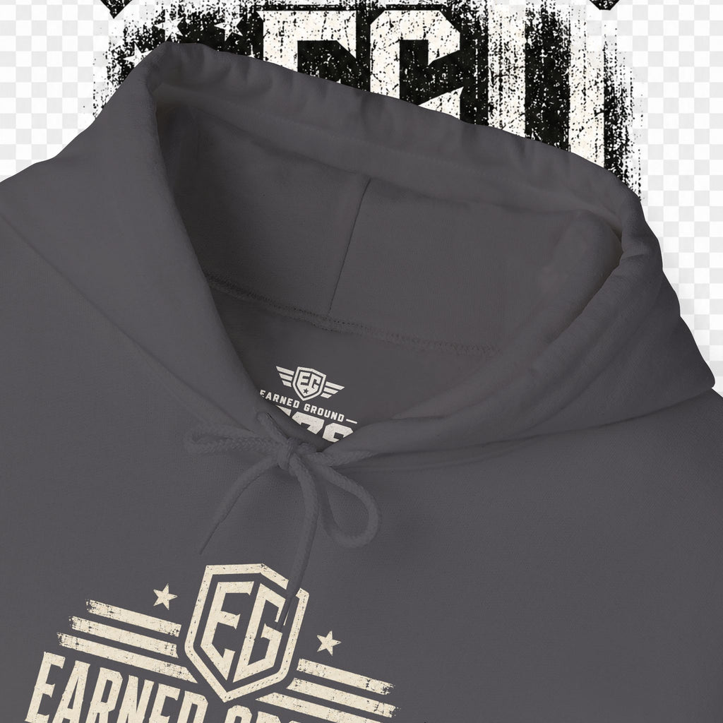 Earned Ground Blue Collar Hoodie – Blue Collar Division Hoodie