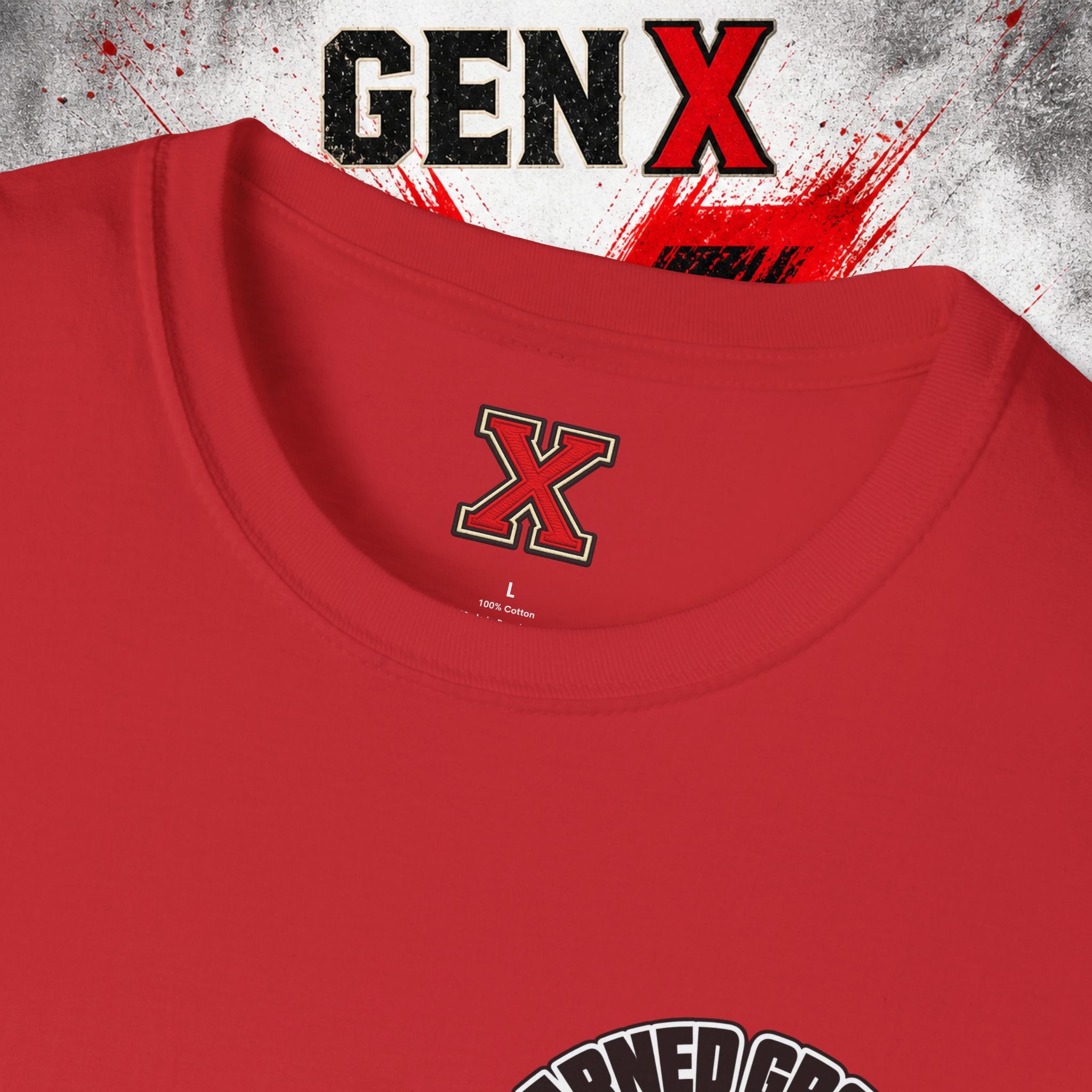 EARNED GROUD Gen X 1965–1980 Retro Logo T-Shirt
