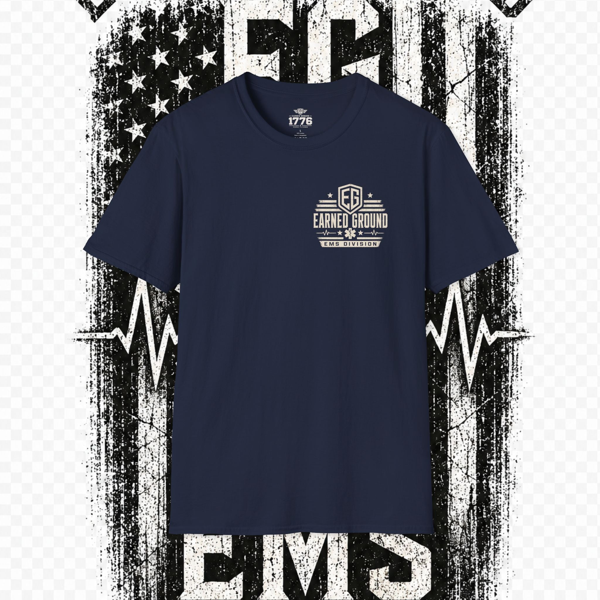 EARNED GROUND EMS DIVISON Heritage T-Shirt -