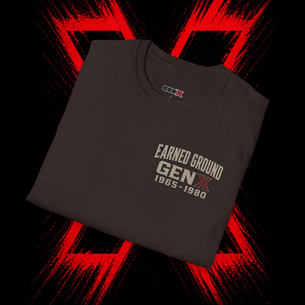 Earned Ground Gen X 1965–1980 Retro Vintage Tee— Gen X 1965–1980 Retro Vintage Tee