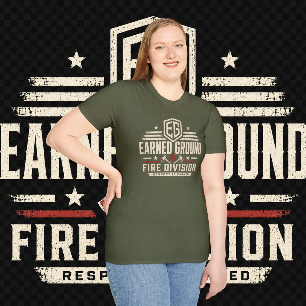 Earned Ground Fire Division T‑Shirt