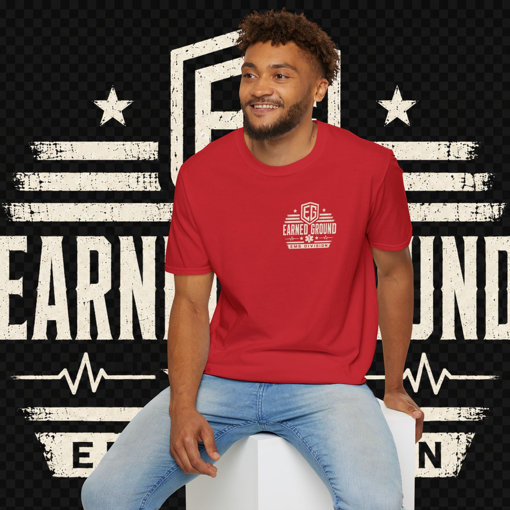 EARNED GROUND EMS DIVISON Heritage T-Shirt -