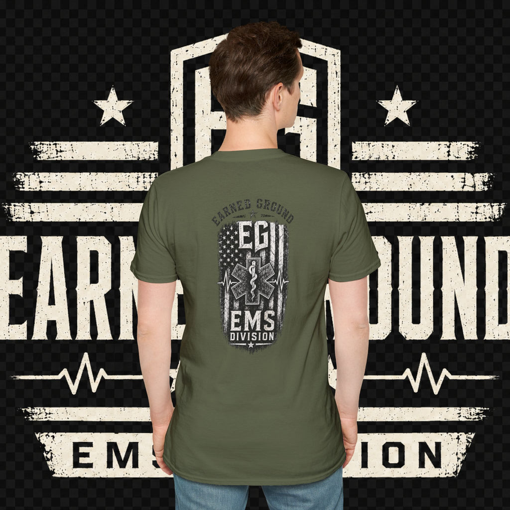 EARNED GROUND EMS DIVISON Heritage T-Shirt -