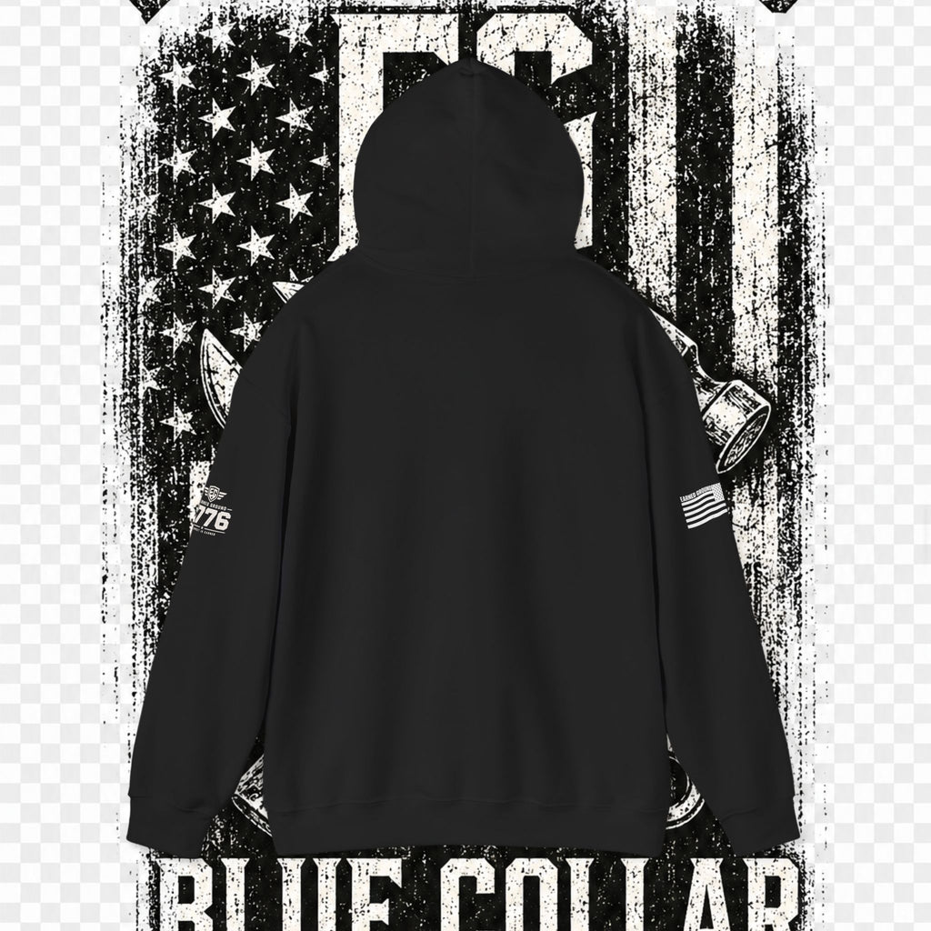 Earned Ground Blue Collar Hoodie – Blue Collar Division Hoodie