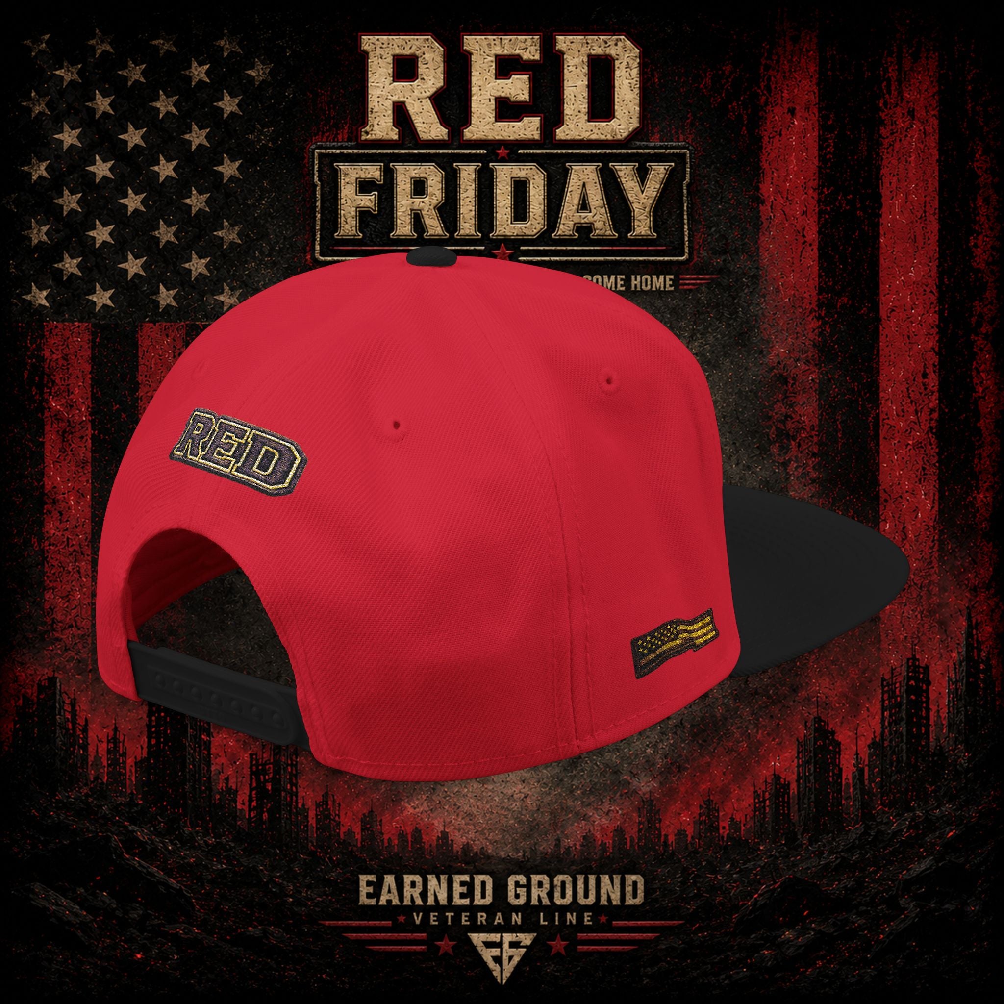 Red Friday Until They All Come Home  – RED FRIDAY Support Patch Cap