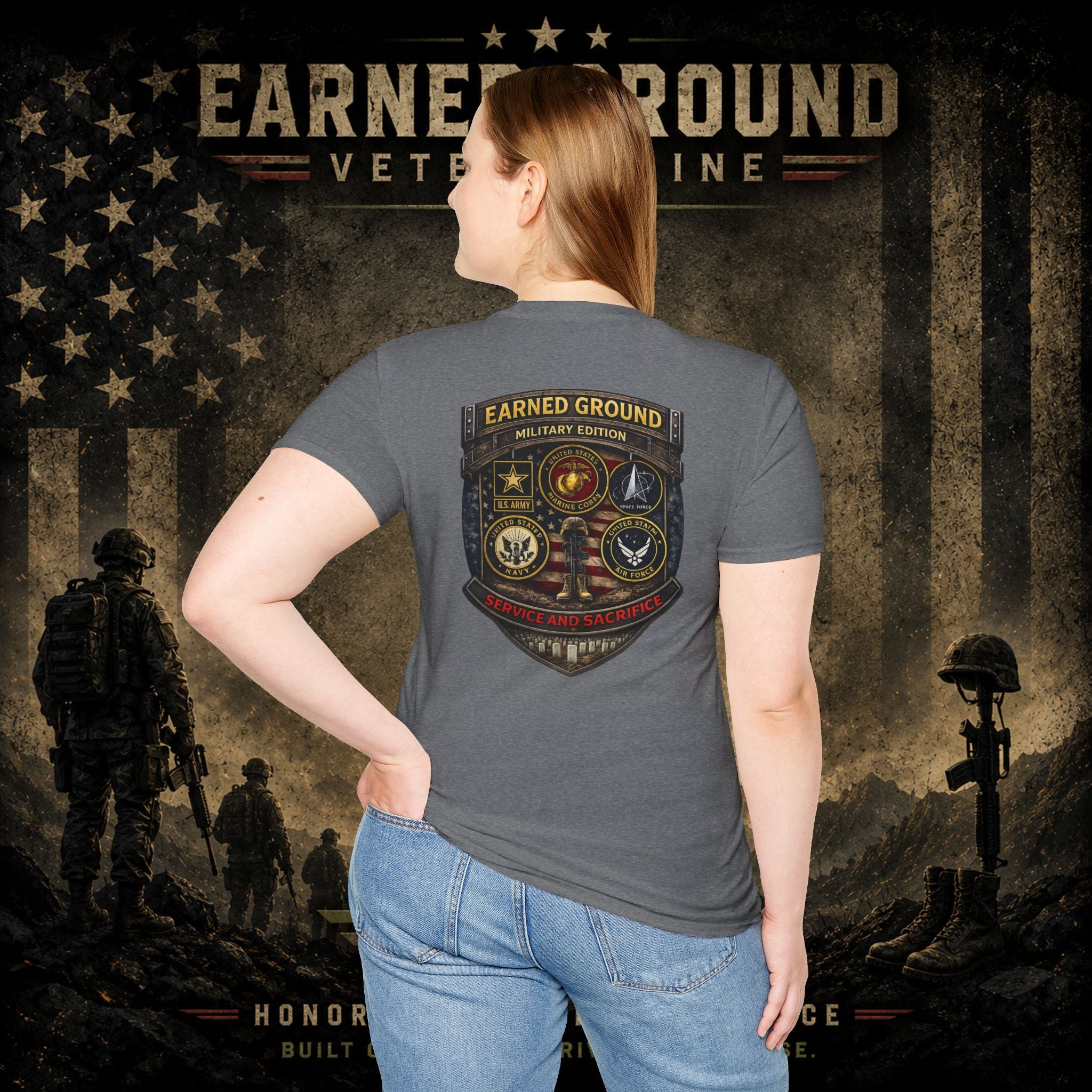 Earned Ground Military Divison — Honor Courage Sacrifice