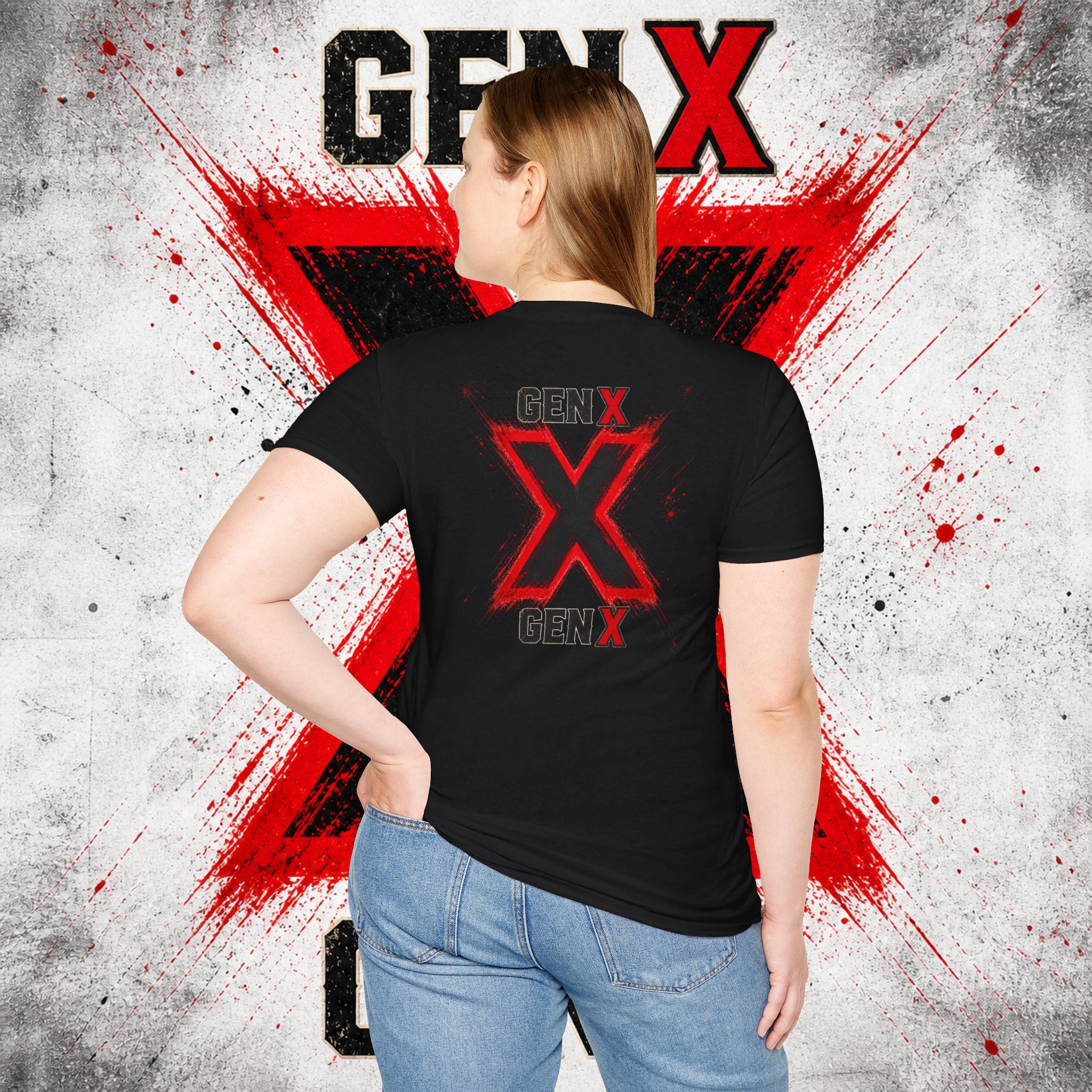 EARNED GROUD Gen X 1965–1980 Retro Logo T-Shirt