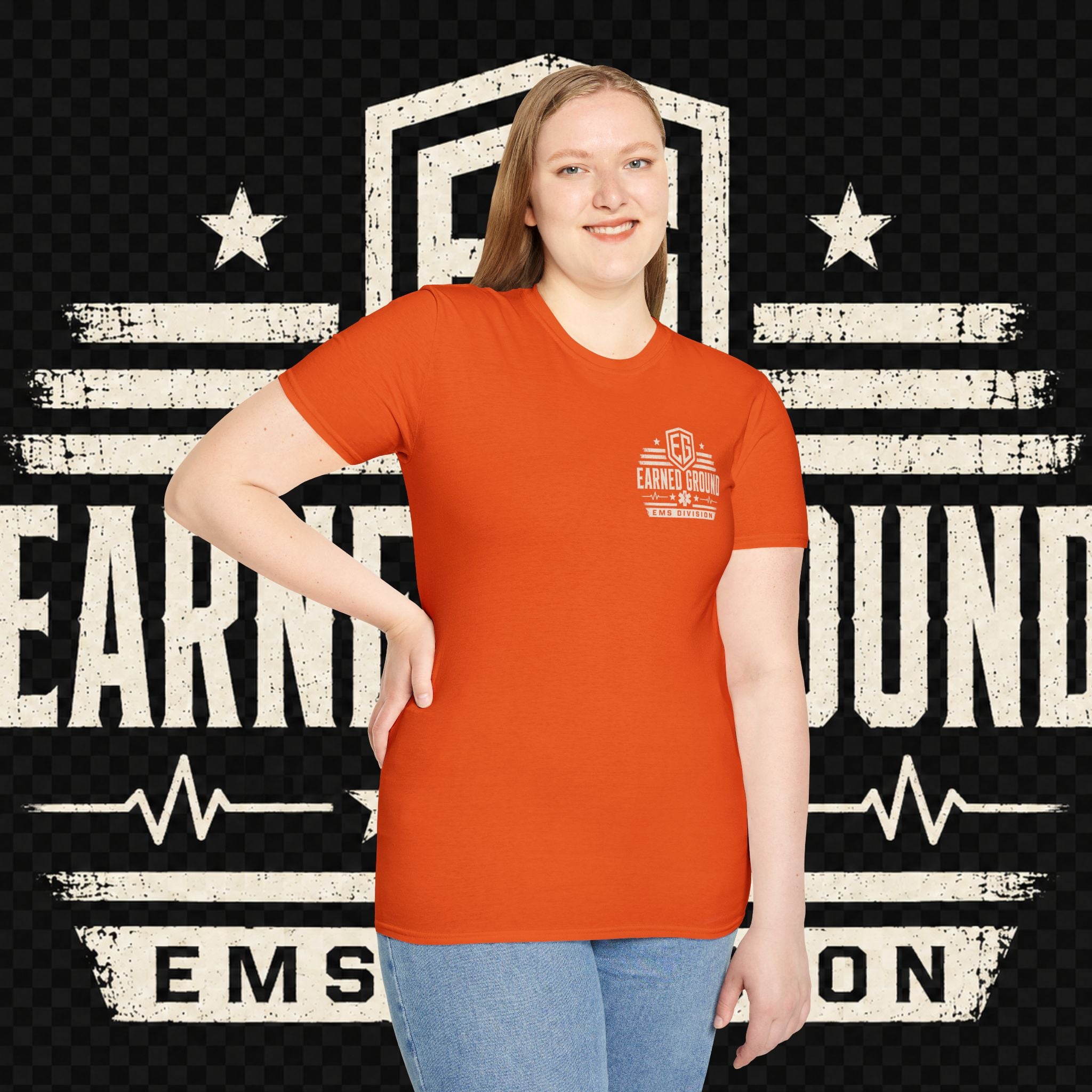 EARNED GROUND EMS DIVISON Heritage T-Shirt -