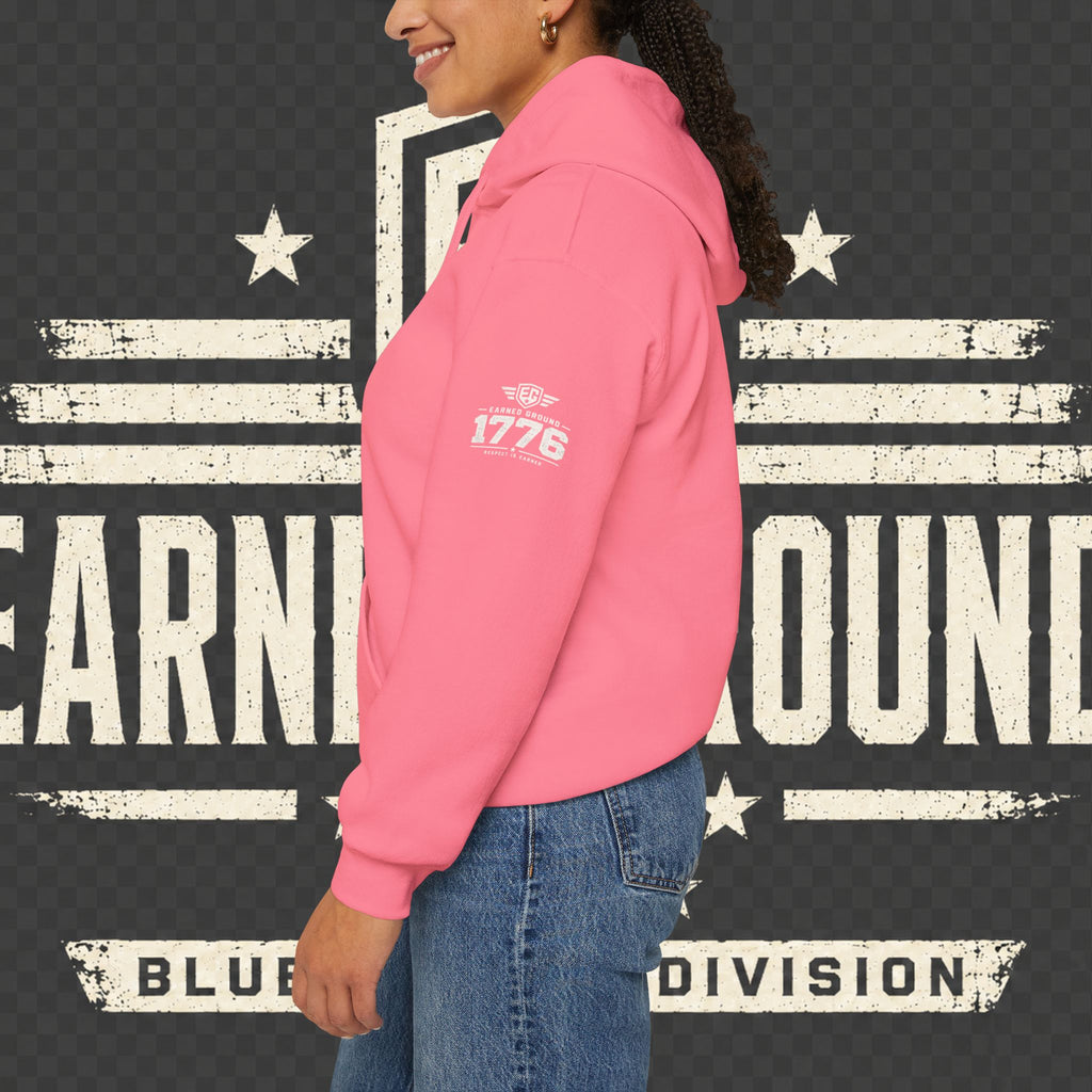 Earned Ground Blue Collar Hoodie – Blue Collar Division Hoodie