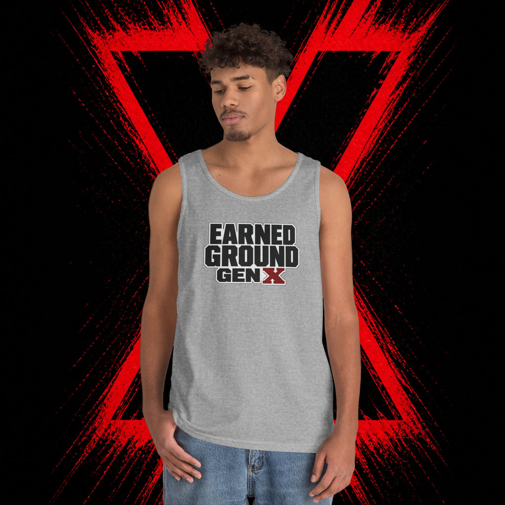 Earned Ground Gen X Tank Top - Vintage Retro Graphic