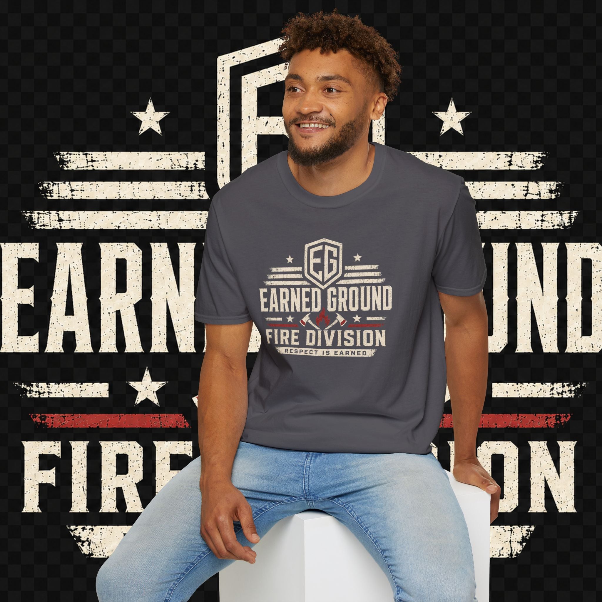 Earned Ground Fire Division T‑Shirt