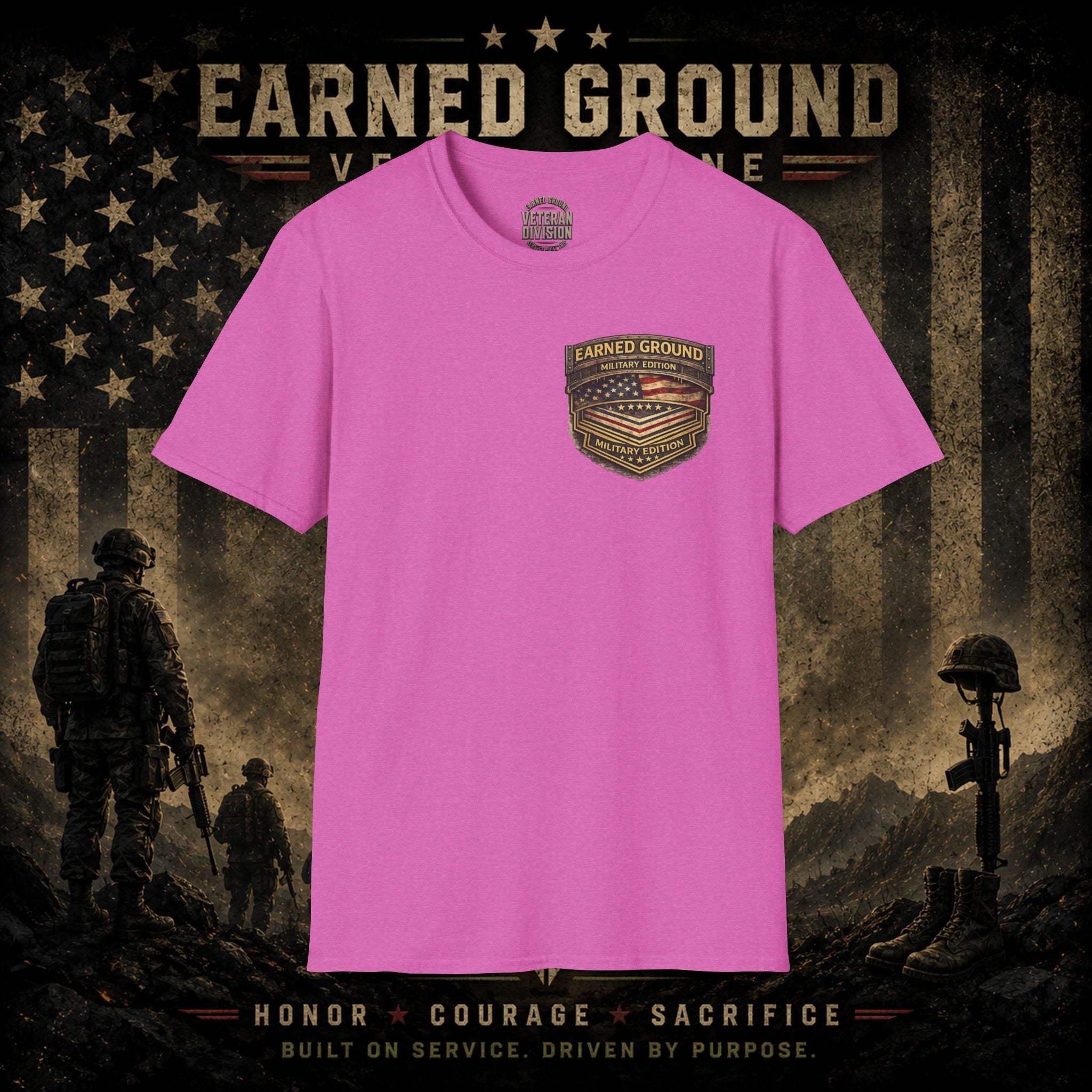 Earned Ground Military Divison — Honor Courage Sacrifice