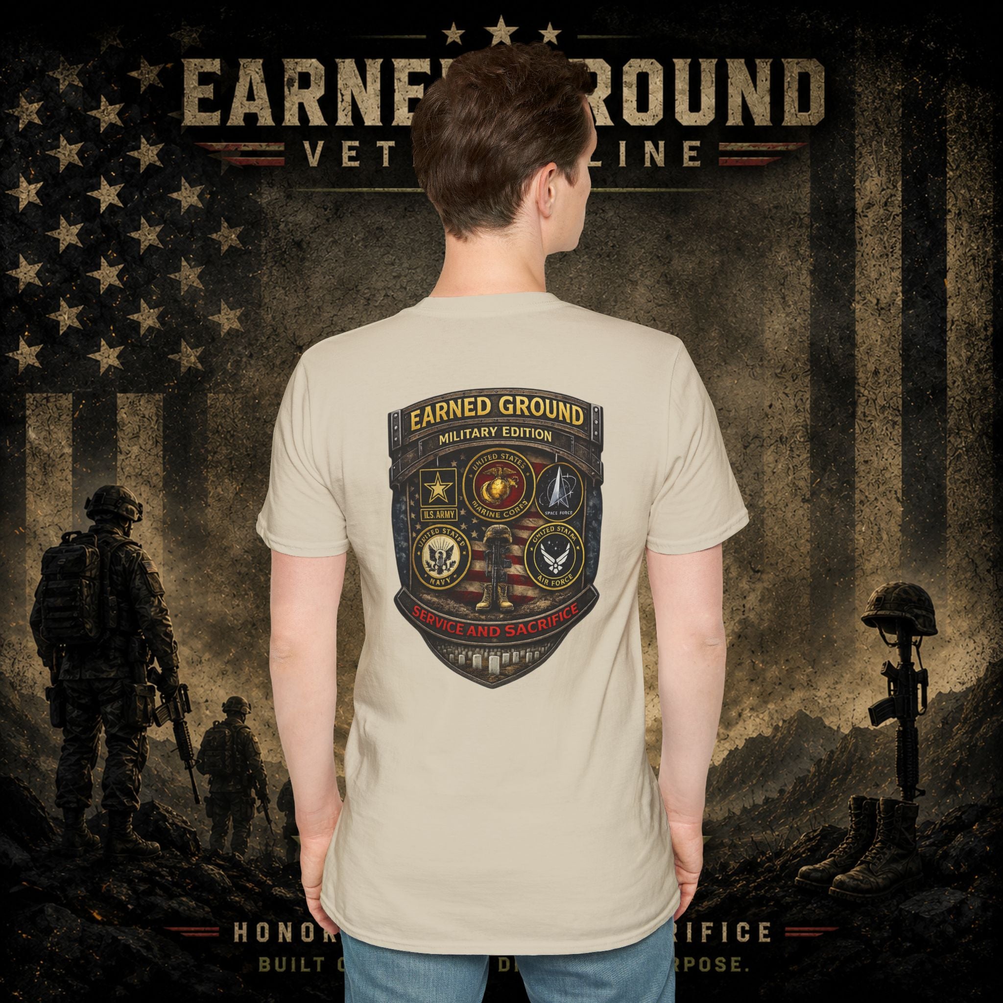 Earned Ground Military Divison — Honor Courage Sacrifice