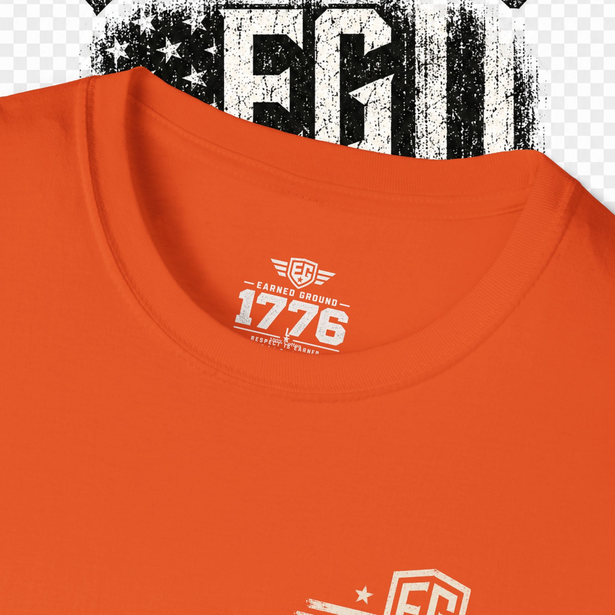 EARNED GROUND "BLUE COLLAR DIVISION" Coastal Calm Graphic T-Shirt