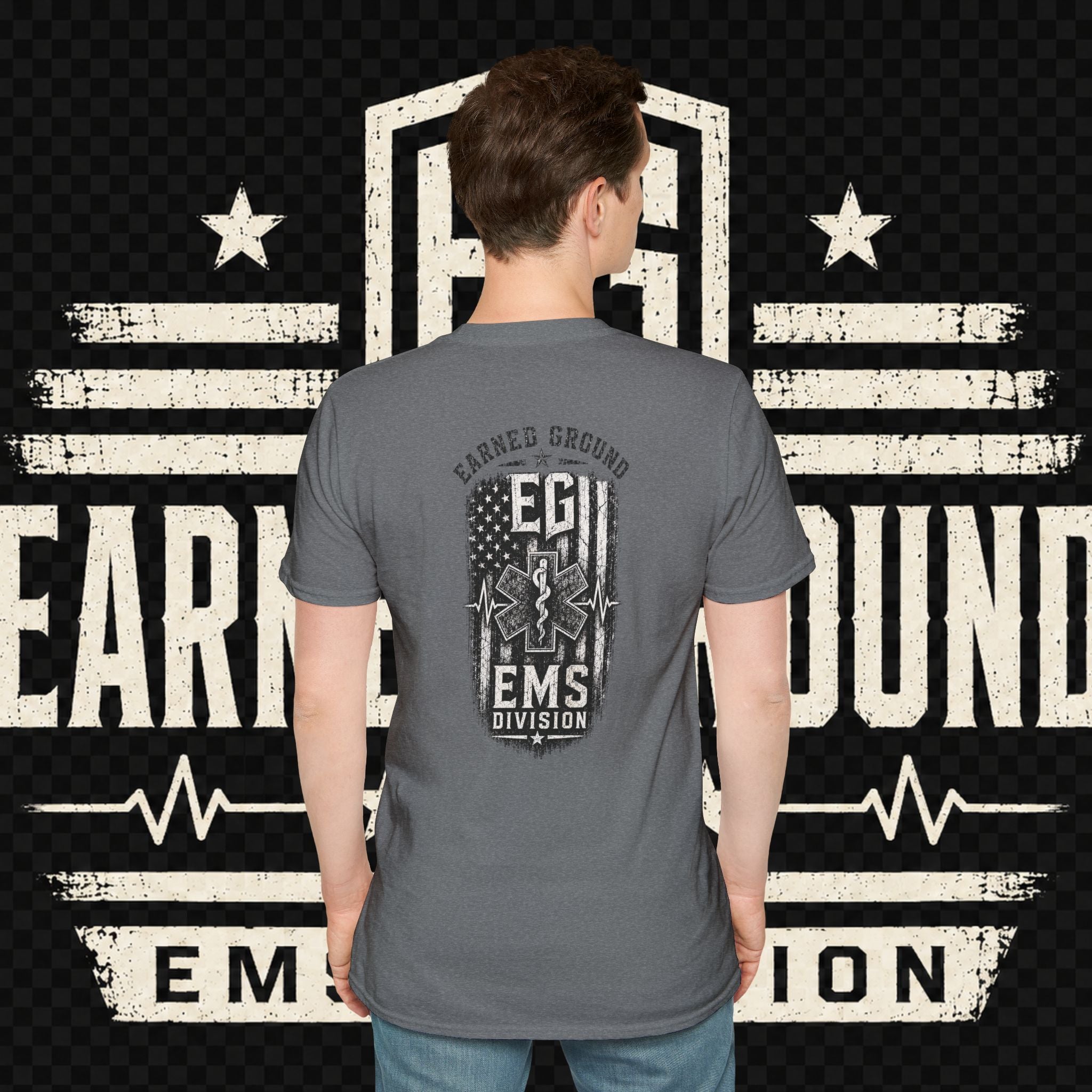 EARNED GROUND EMS DIVISON Heritage T-Shirt -
