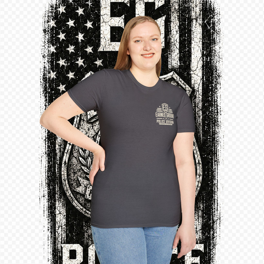 EARNED GROUND POLICE DIVISION--BACK THE BLUE
