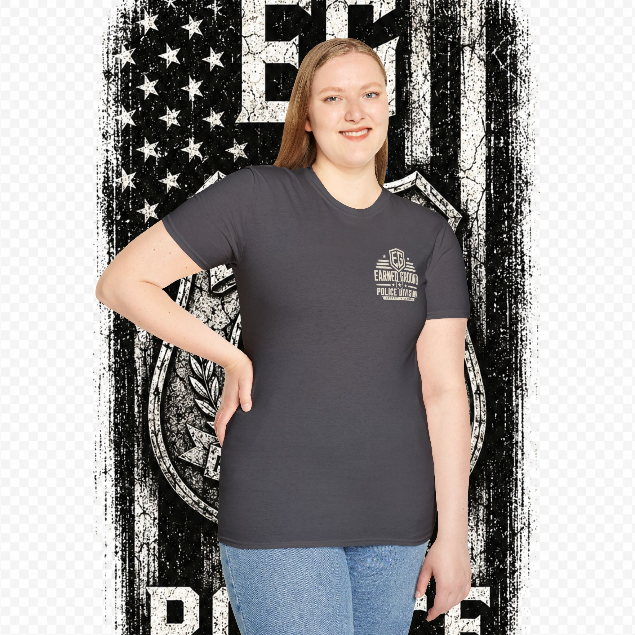 EARNED GROUND POLICE DIVISION--BACK THE BLUE