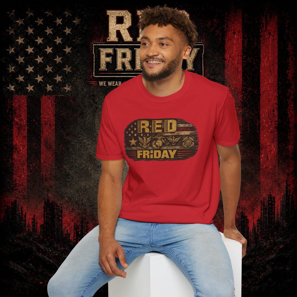 Red Friday T-Shirt – Patriotic 'Until They All Come Home' Support Tee
