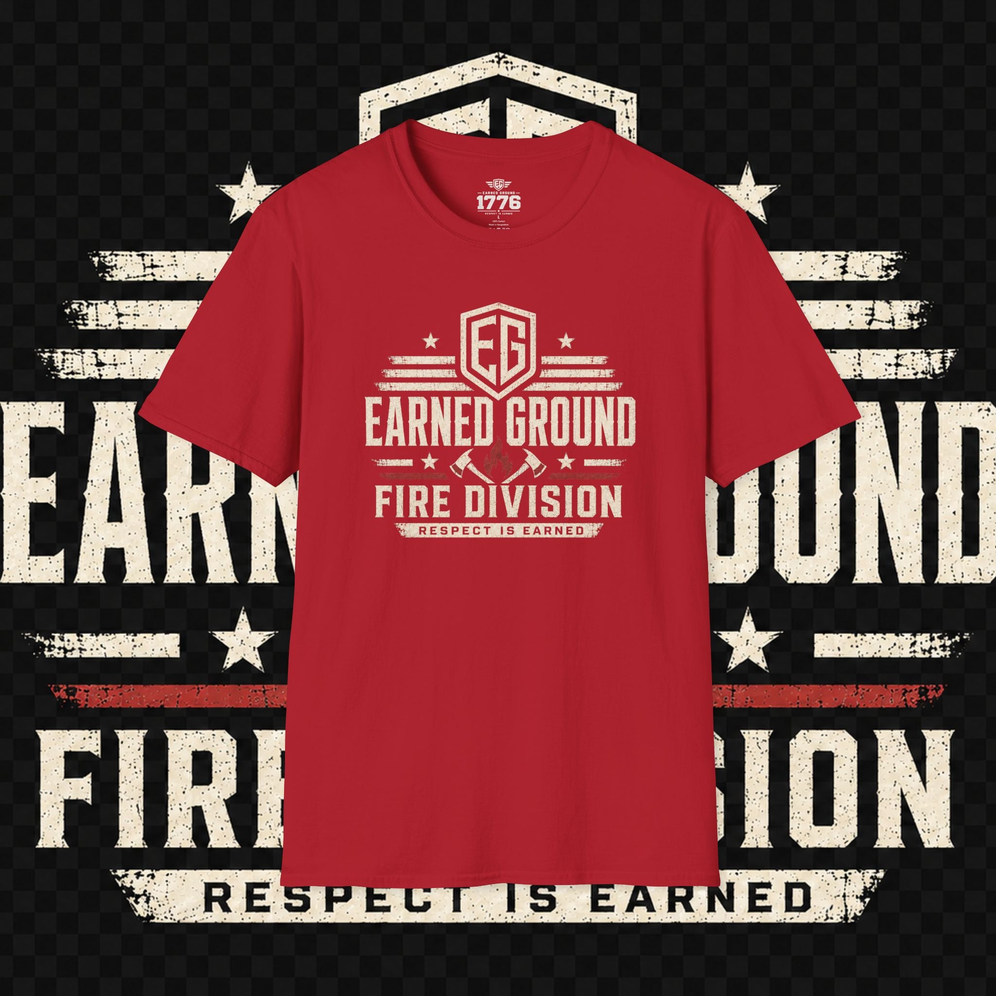 Earned Ground Fire Division T‑Shirt