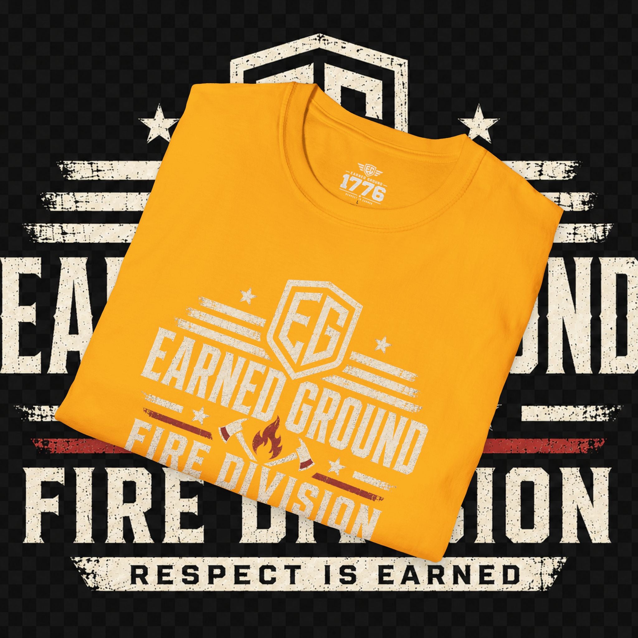 Earned Ground Fire Division T‑Shirt