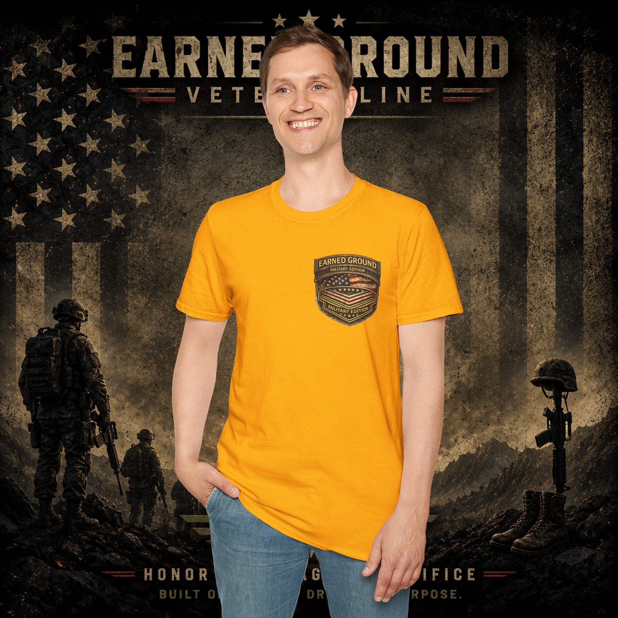 Earned Ground Military Divison — Honor Courage Sacrifice