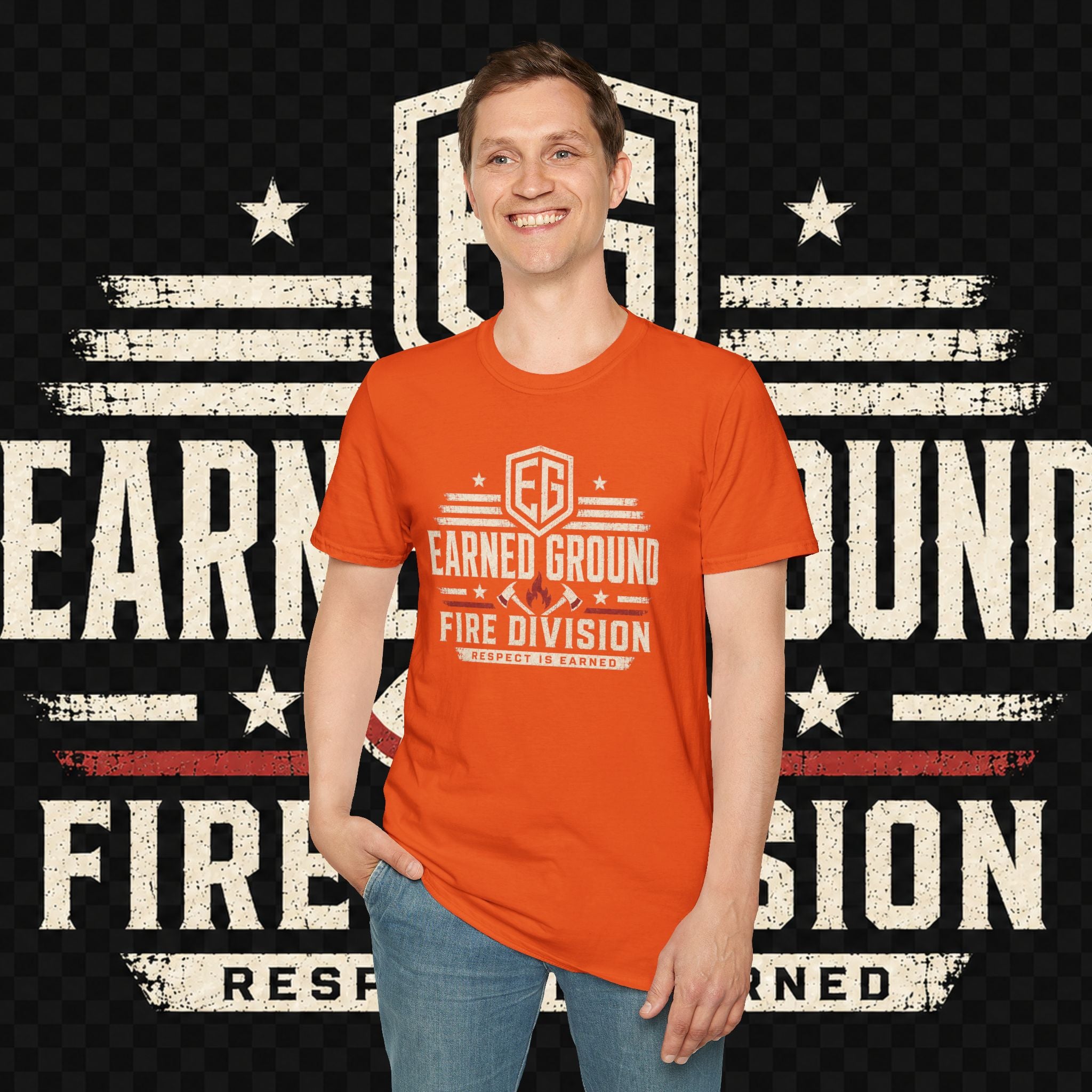 Earned Ground Fire Division T‑Shirt