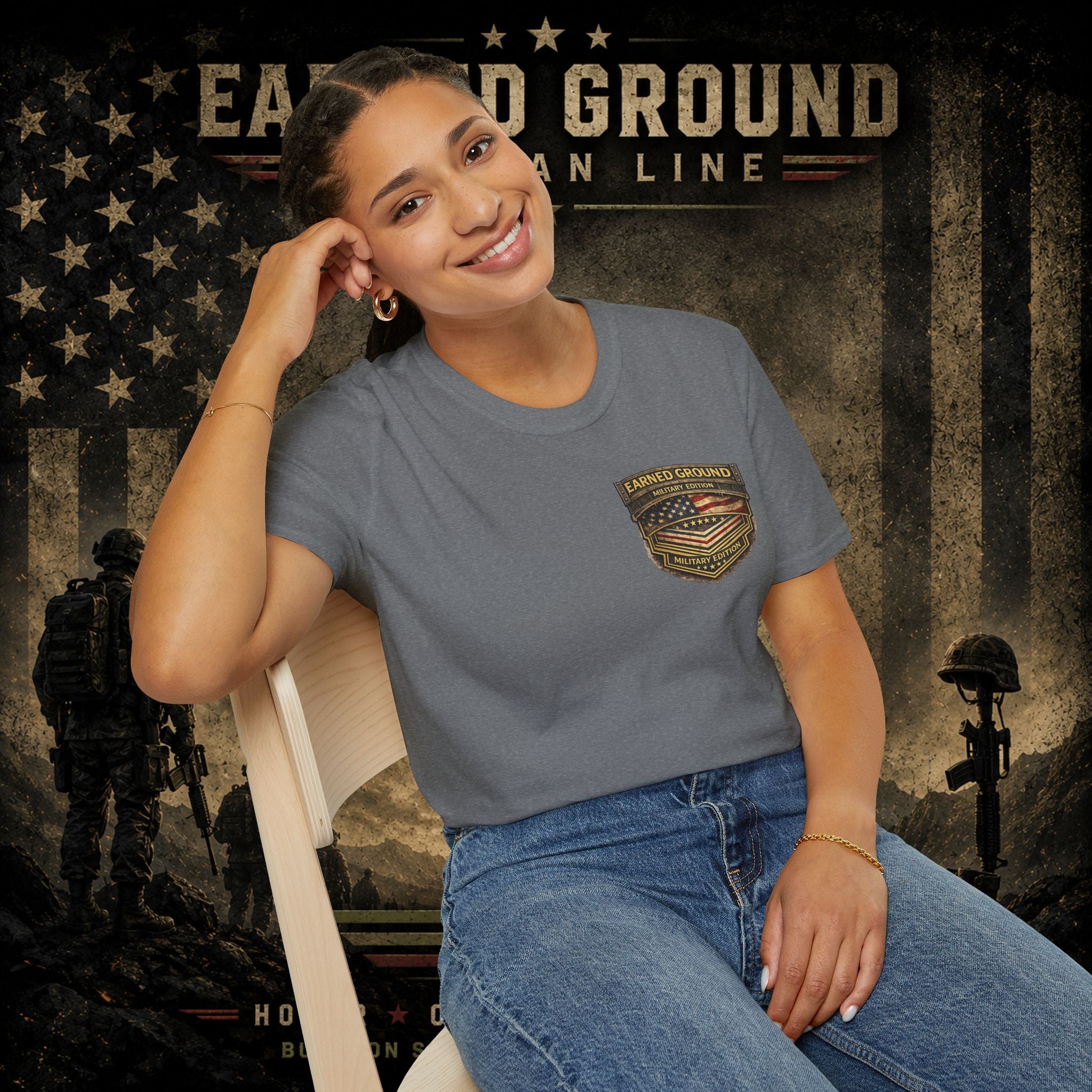 Earned Ground Military Divison — Honor Courage Sacrifice