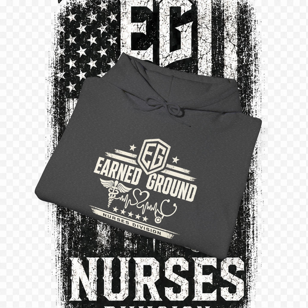Earned Ground Nurses Division Hoodie — Nurse Tribute Pullover