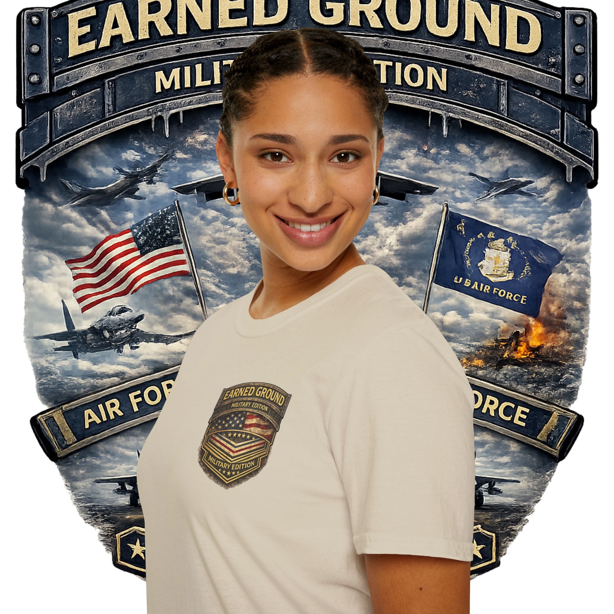 EARNED GROUND AIR FORCE EDITION---"FLY HIGH" AIR FORCE EDITION