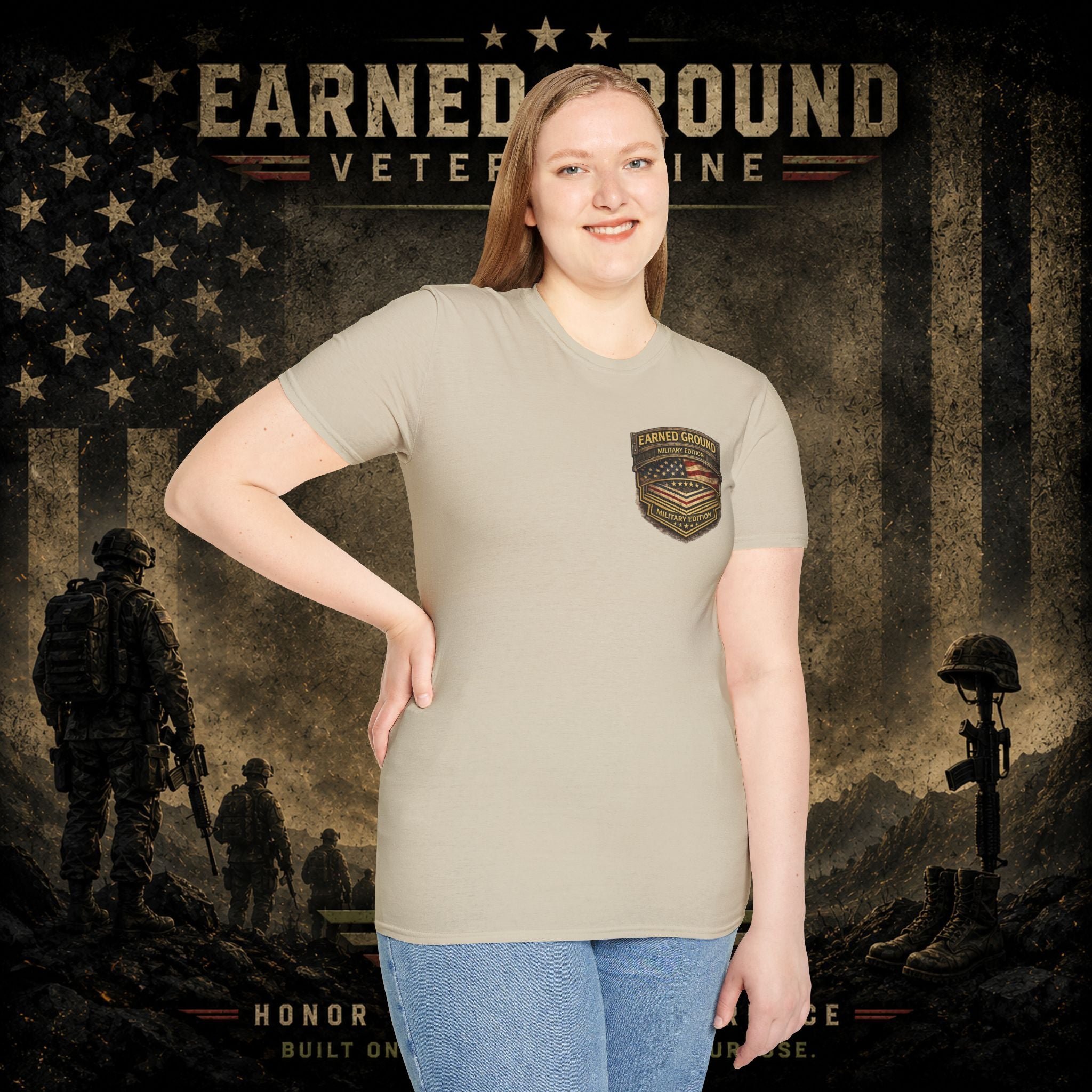 Earned Ground Military Divison — Honor Courage Sacrifice