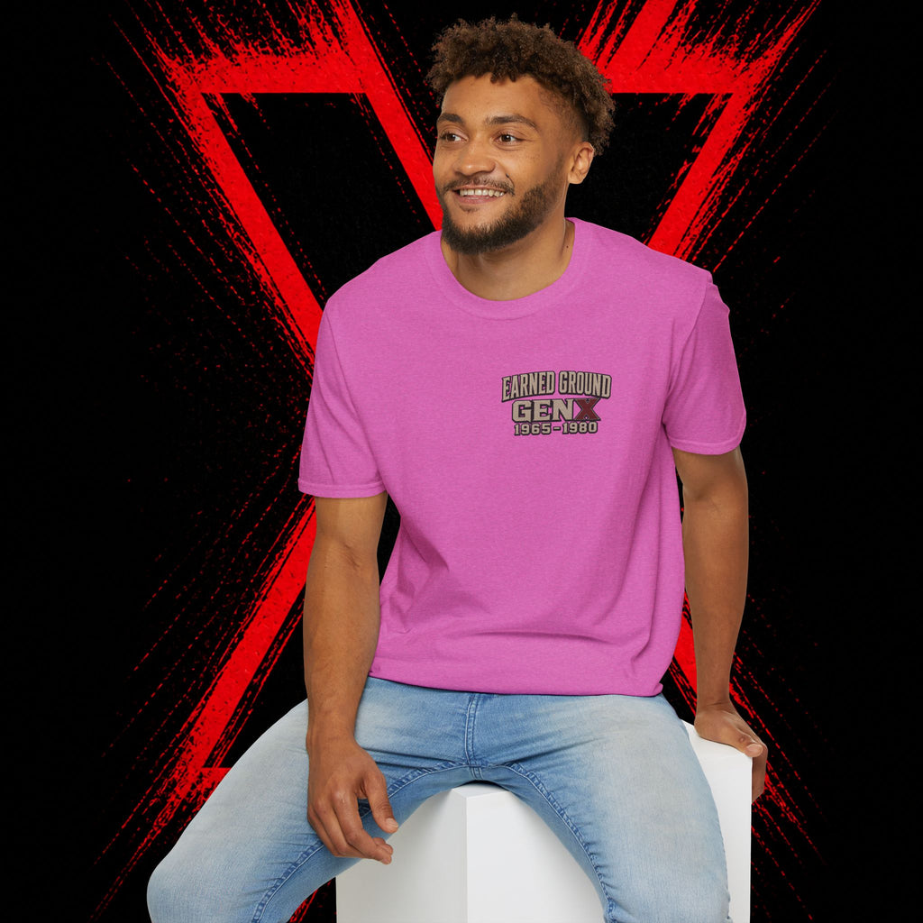 Earned Ground Gen X 1965–1980 Retro Vintage Tee— Gen X 1965–1980 Retro Vintage Tee