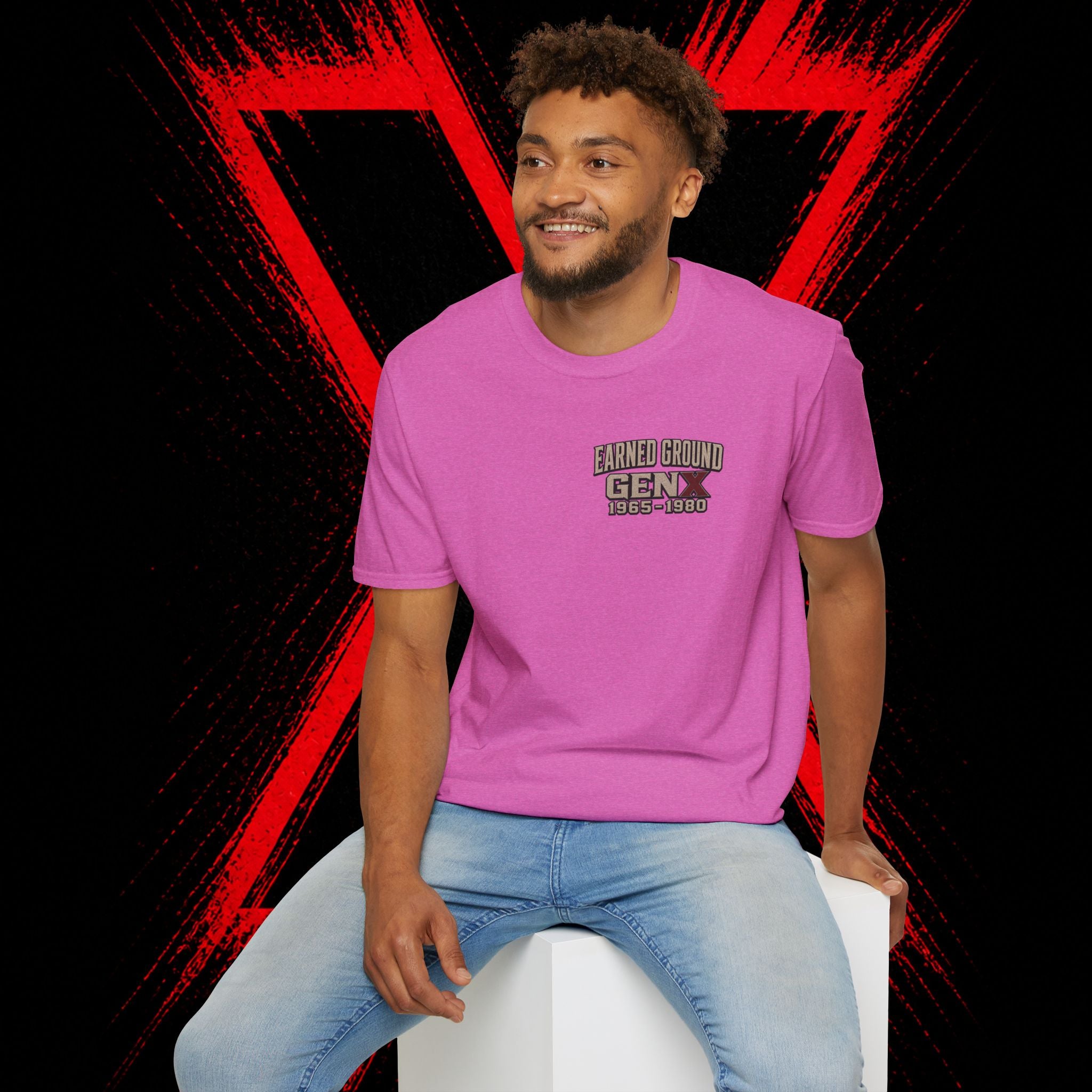 Earned Ground Gen X 1965–1980 Retro Vintage Tee— Gen X 1965–1980 Retro Vintage Tee